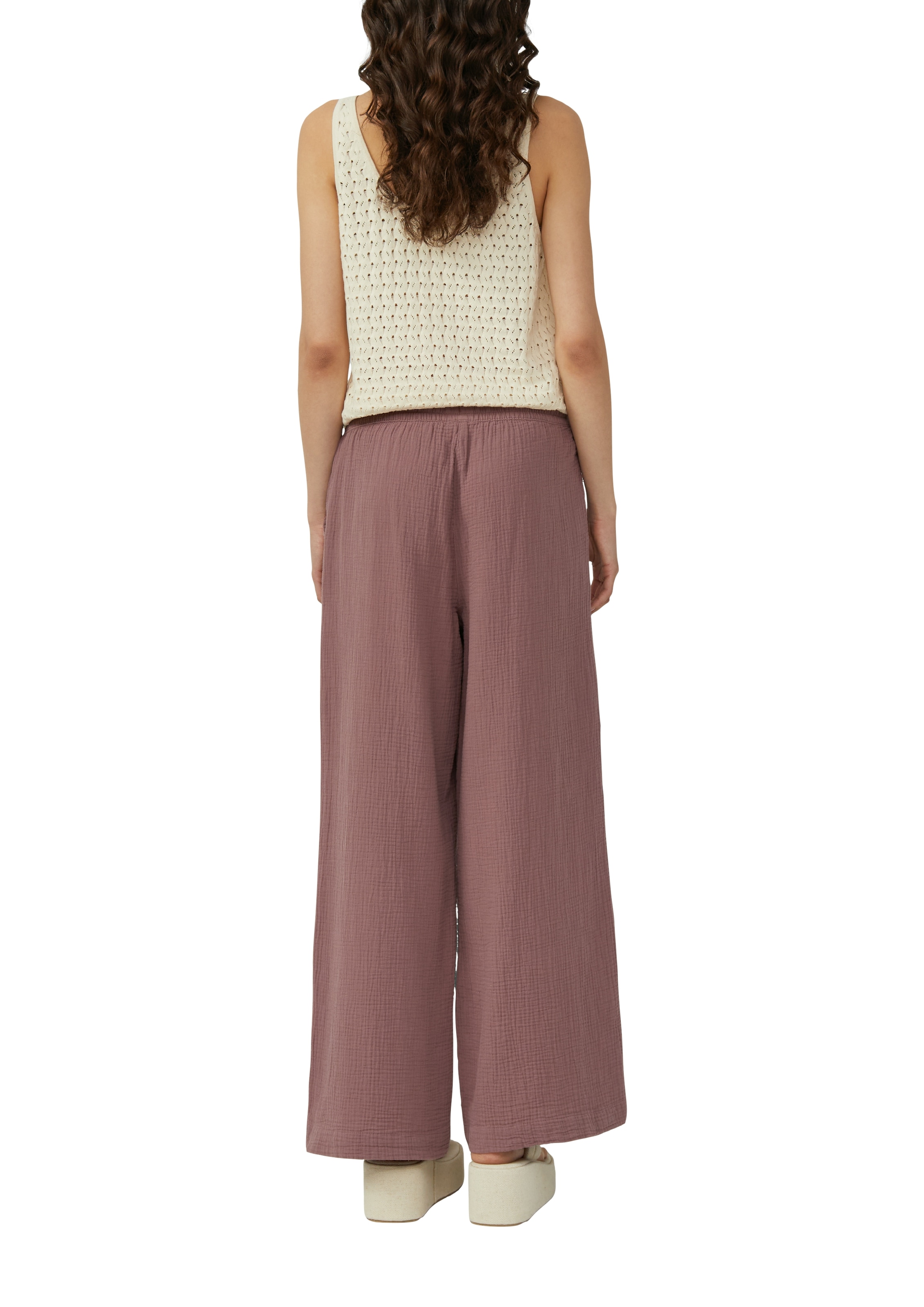 QS Stoffhose  Sommerhose mit elastischem Bund und Tunnelzug