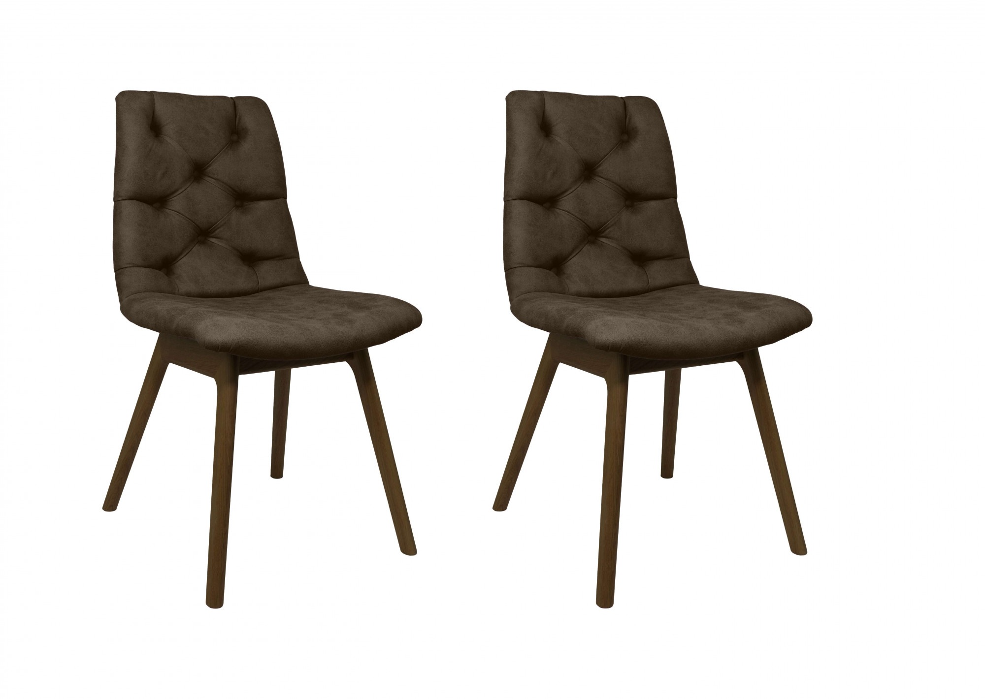 andas Esszimmerstuhl »Ramon«, (Set), 2 St., Microfaser, mit Massivholzbeine günstig online kaufen