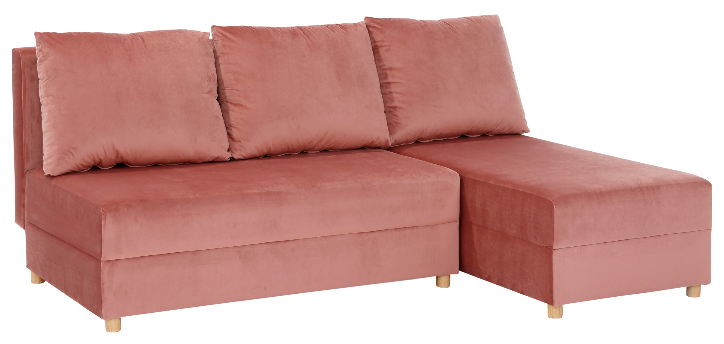 INOSIGN Ecksofa »Mick L-Form«, Longchair links/rechts montierbar, wahlweise mit Bettfunktion