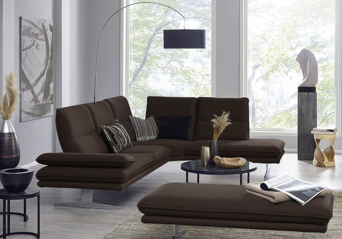 W.SCHILLIG Ecksofa »broadway, Designsofa, mit tollem Sitzkomfort, L-Form«, günstig online kaufen