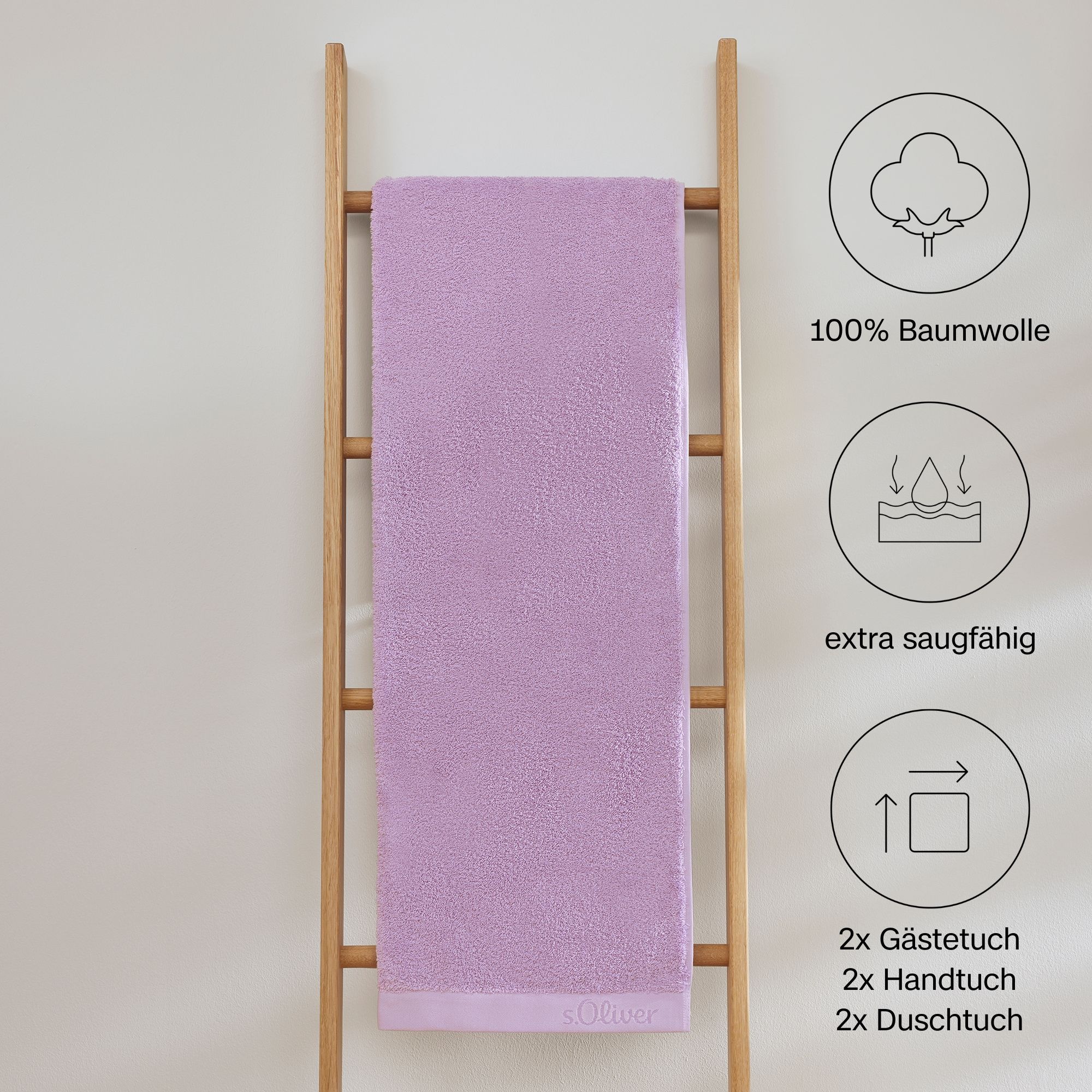 s.Oliver Handtuch Set »s.Oliver, Premium Qualität, 600 gr/m²«, Set, 6 tlg., günstig online kaufen