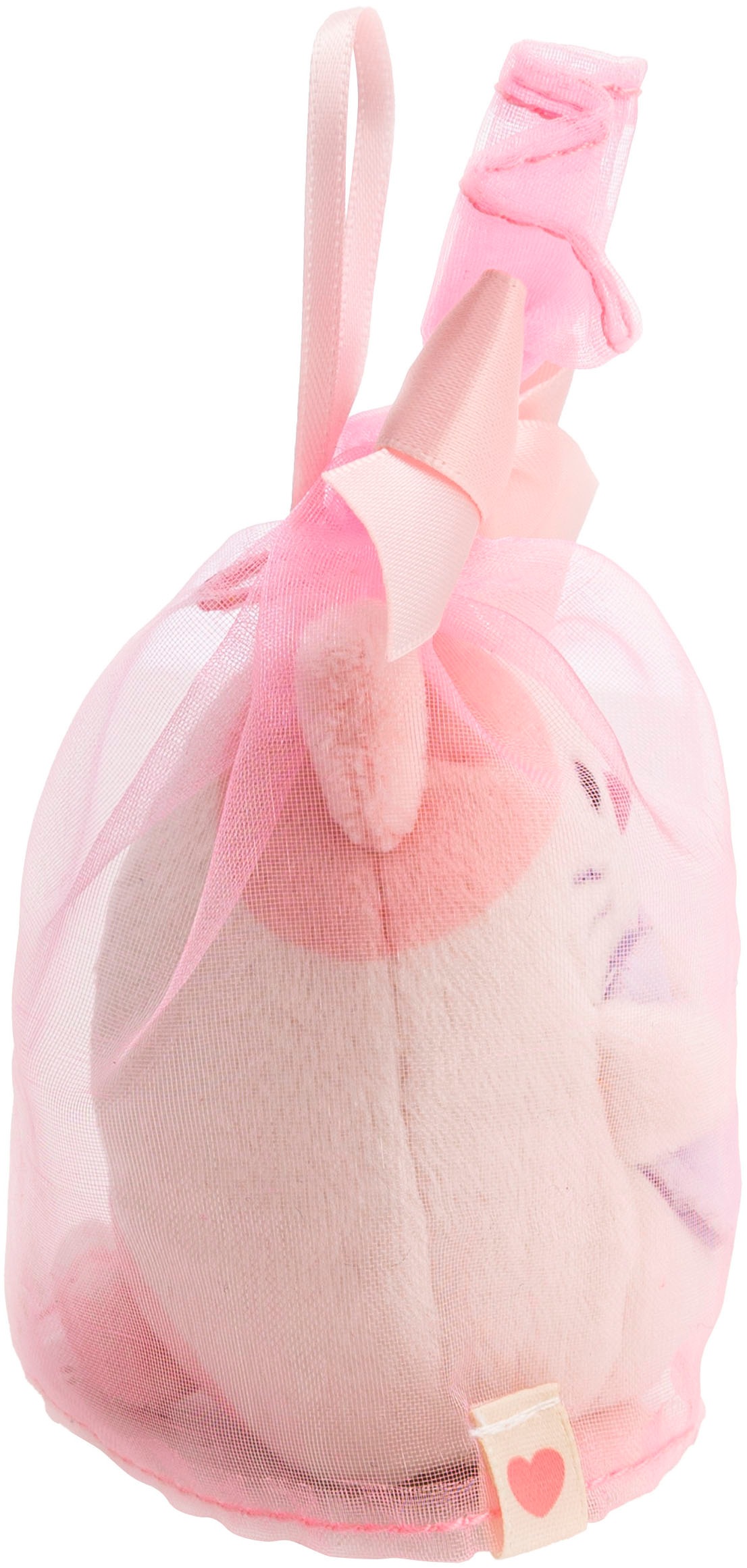 Nici Kuscheltier »mymochi, Set Katze Angy pfirsichfarben 8cm« mit Herztasche & Organzakostüm; in Geschenkbox