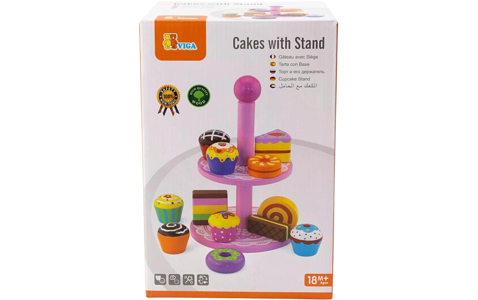 Viga® Holzspielzeug Spielgeschirr »Cupcakes«