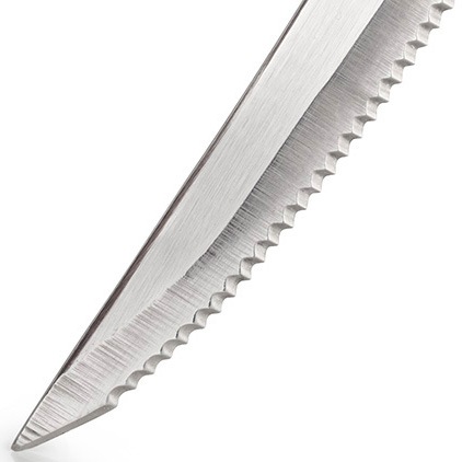 Buddy's Allzweckmesser »Buddy Blades«, (Set, 6 tlg.), rostfreier Stahl, mit Wellenschliff, für Rechts-/Linkshänder, 6-teilig