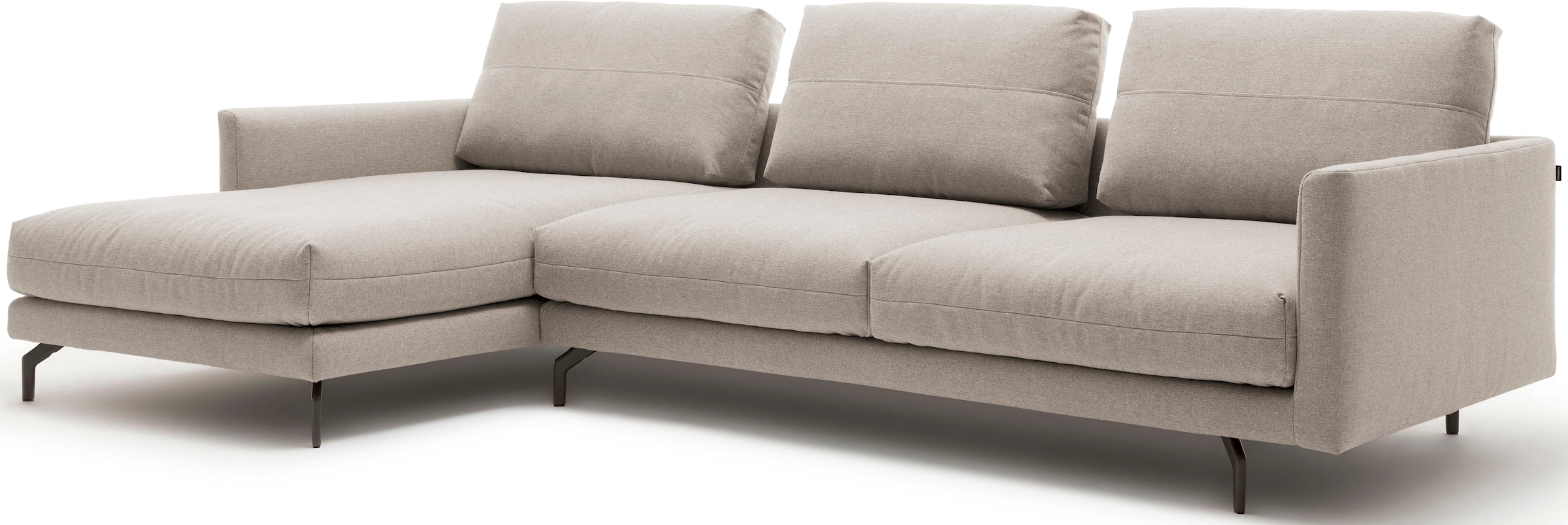 Creation BY ROLF BENZ Ecksofa »CR.414, Designecksofa, Polsterecke, L-Form« wahlweise aus feinstem Rindsleder oder hochwertigem Chenille