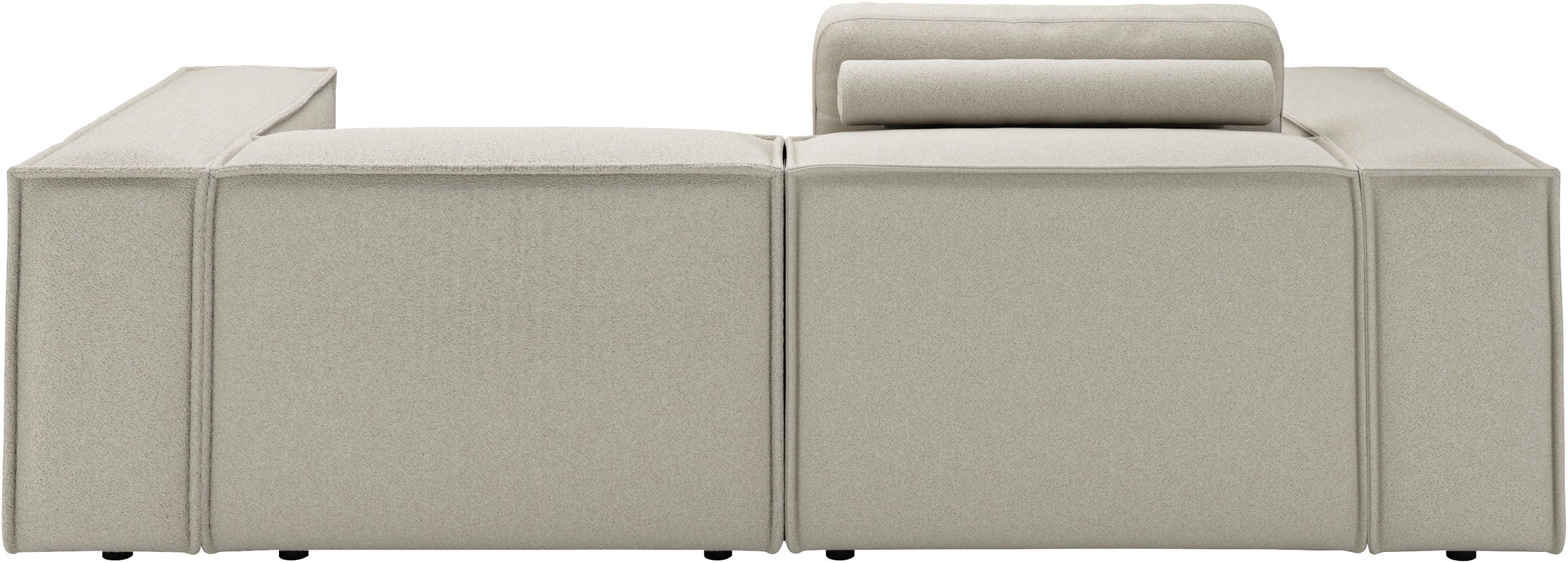 Places of Style Ecksofa »Watertown, kompakte L-Form, 246 cm breite für kleinere Räume«, modernes Ecksofa mit Feincordbezug, platzsparend & bequem