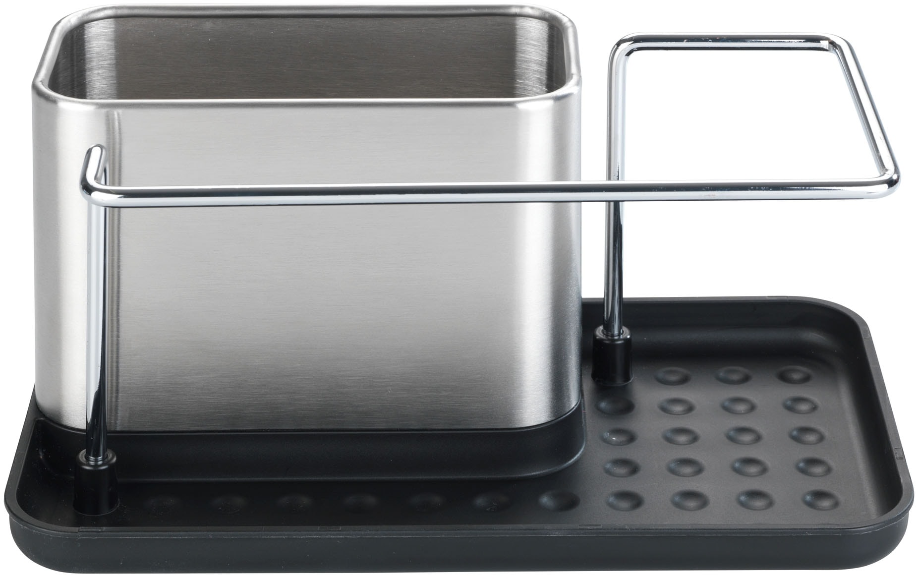 WENKO Geschirrständer »Modell Orio« Spülbecken-Organizer aus rostfreiem Edelstahl, für Spülutensilien