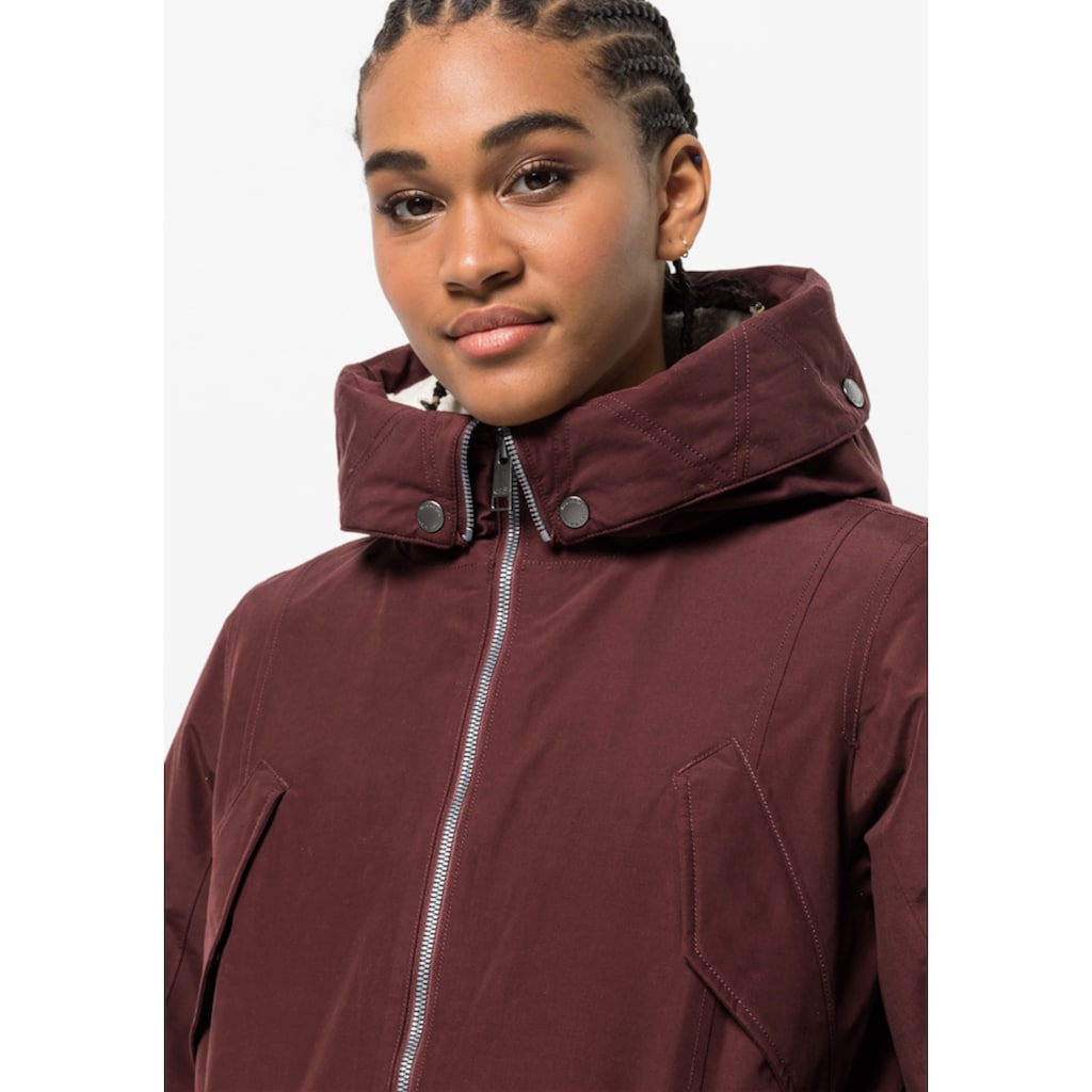 Jack Wolfskin Parka »ROCKY POINT PARKA«, mit Kapuze