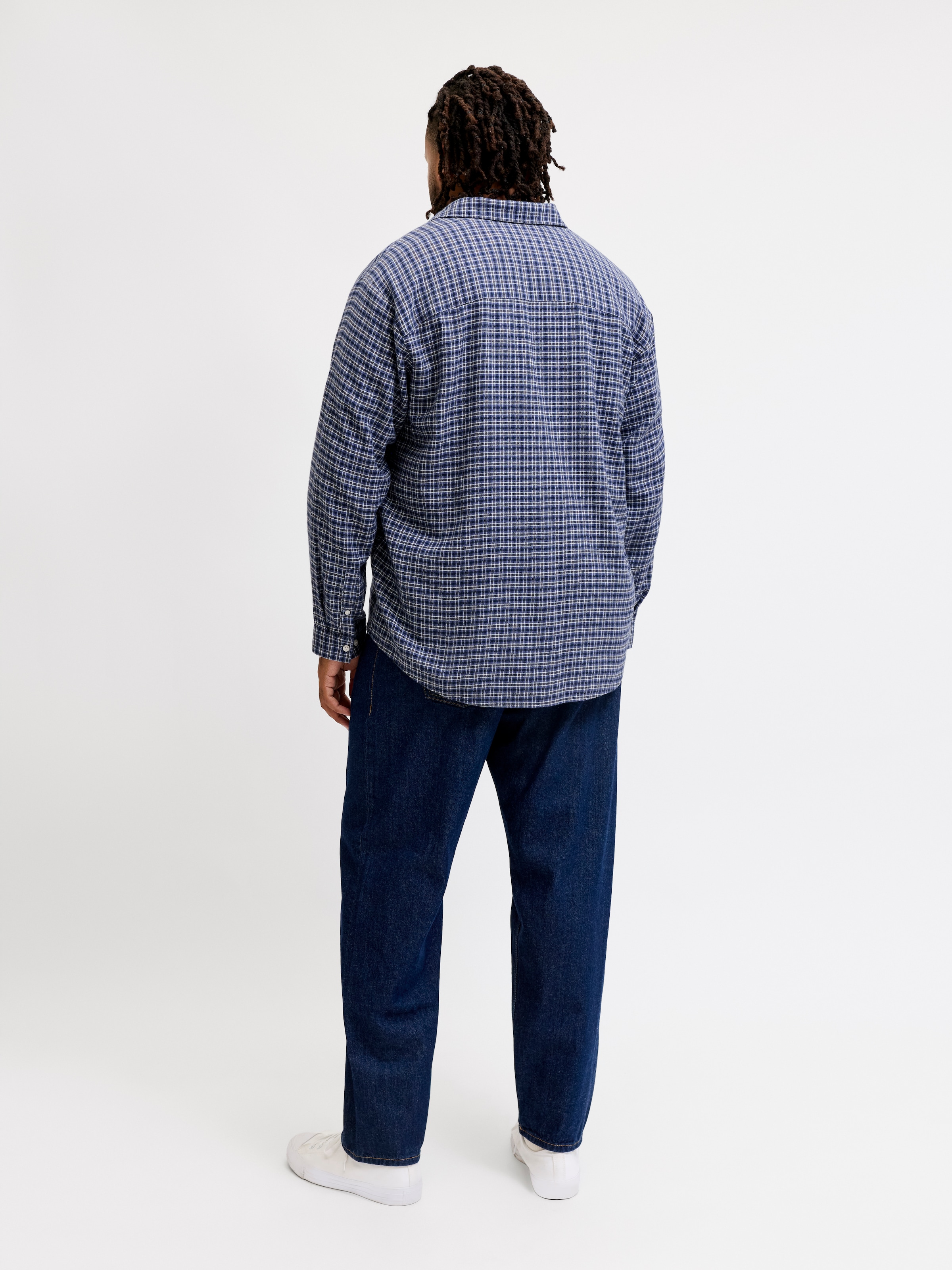 Jack & Jones PlusSize Langarmhemd »JORFREDERIKSBERG FLANNEL SHIRT L/S PLS« Baumwolle, regular fit