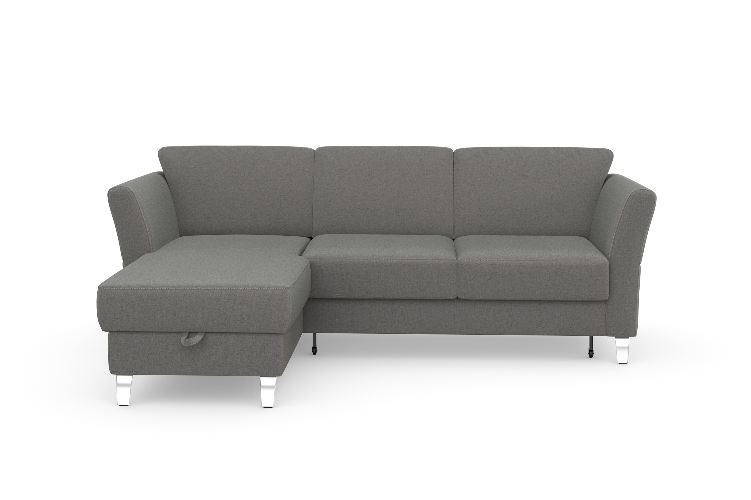 sit&more Ecksofa "Visby L-Form", wahlweise mit Bettfunktion und Bettkasten, günstig online kaufen