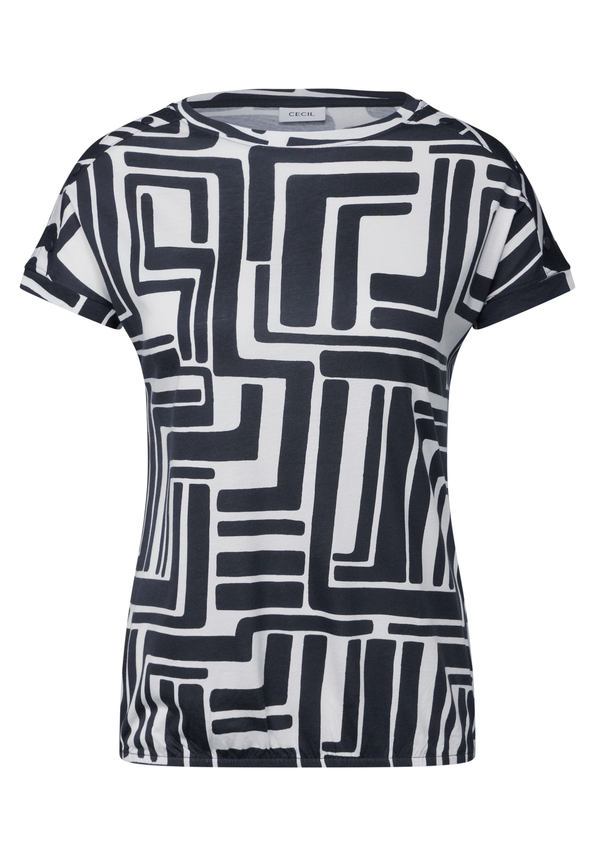 Cecil T-Shirt, mit All-Over Print