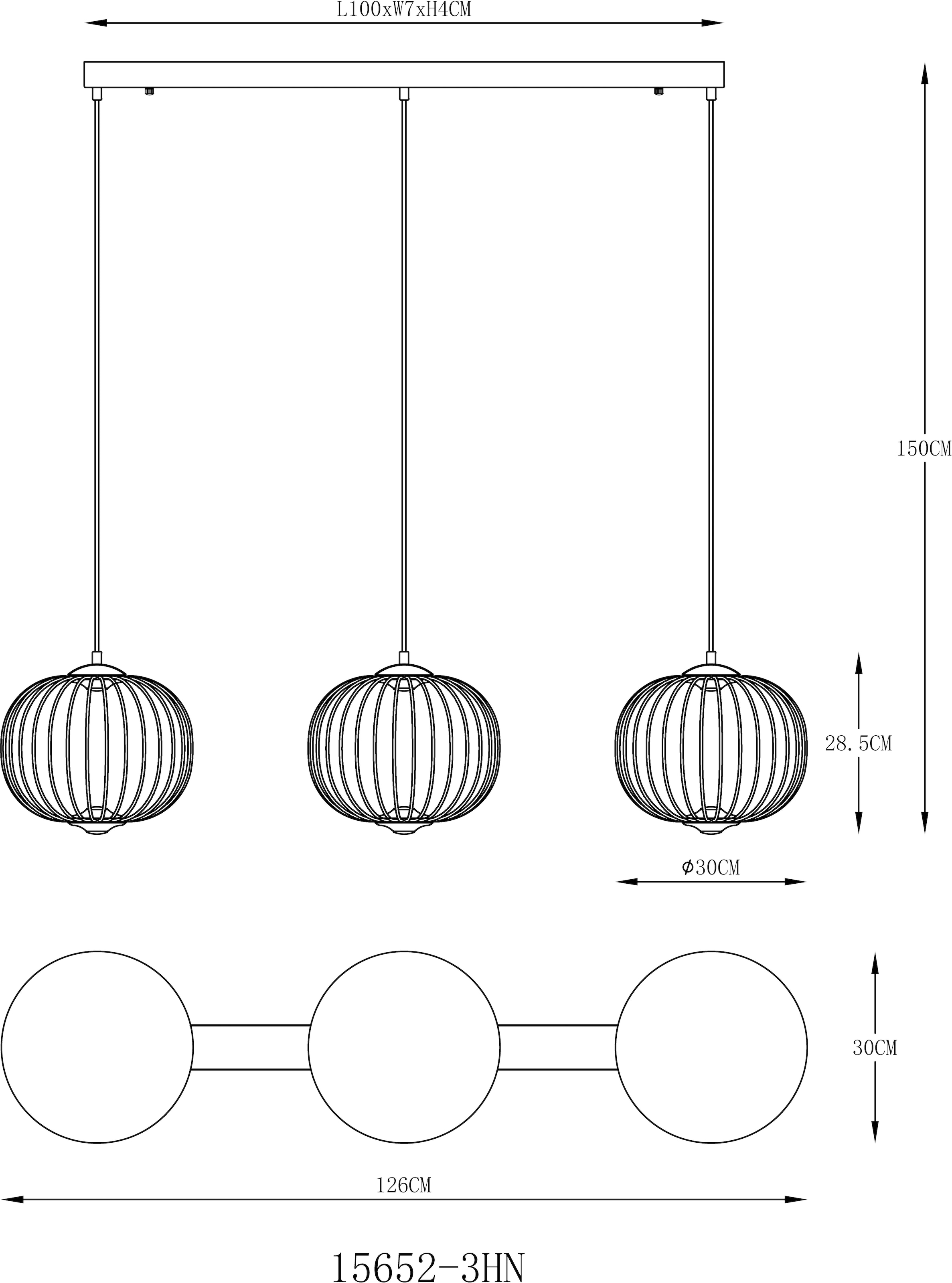 GLOBO LIGHTING LED Pendelleuchte »GALWAY«, Leuchtmittel LED-Modul | LED fest integriert, Hängelampe/Hängeleuchte/Wohnzimmer/Esszimmer/Esstisch/rund