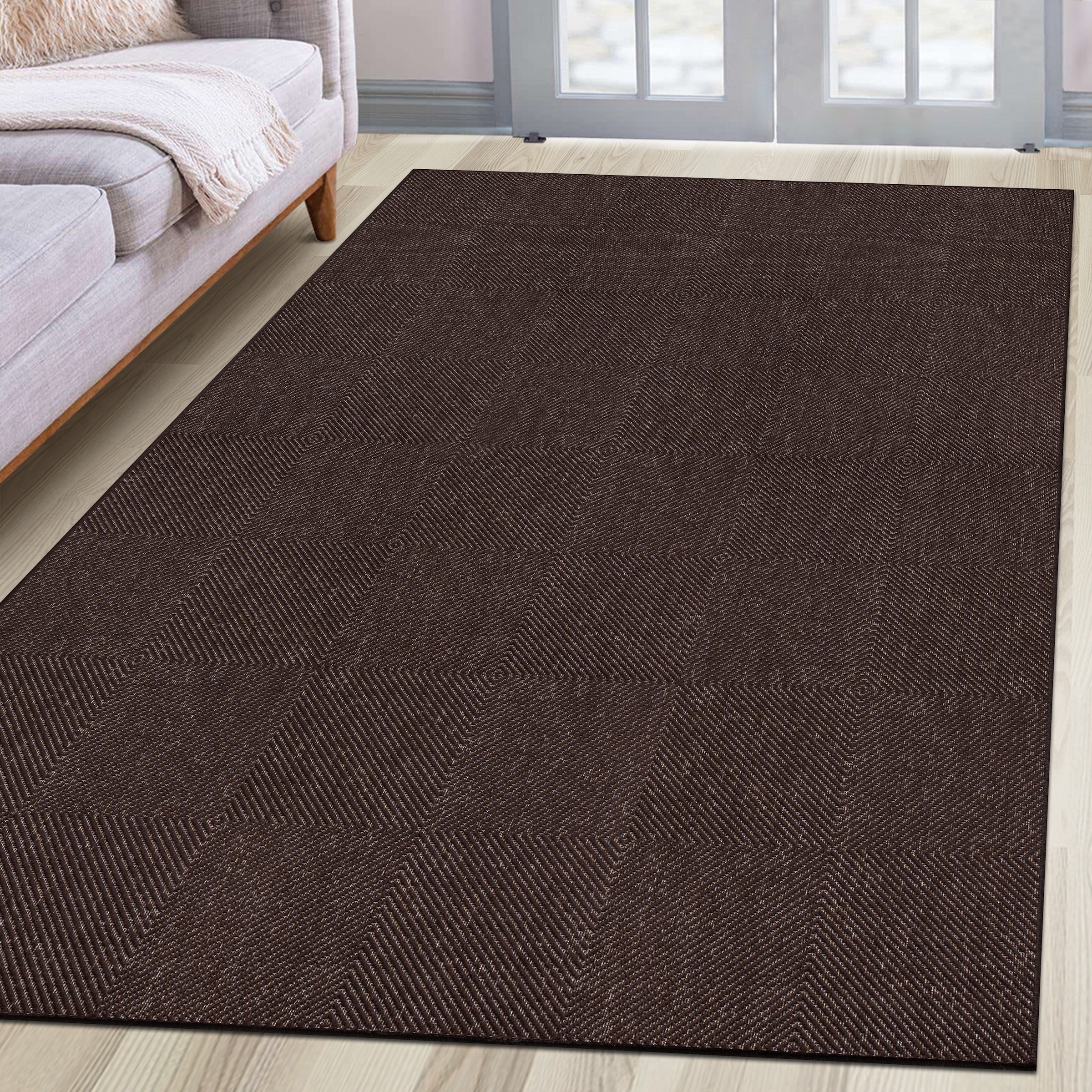 my home Teppich »Anna, auch als Läufer erhältlich«, rechteckig, 3 mm Höhe, In- und Outdoor geeignet, Sisal-Optik, Wetterfest & UV-beständig