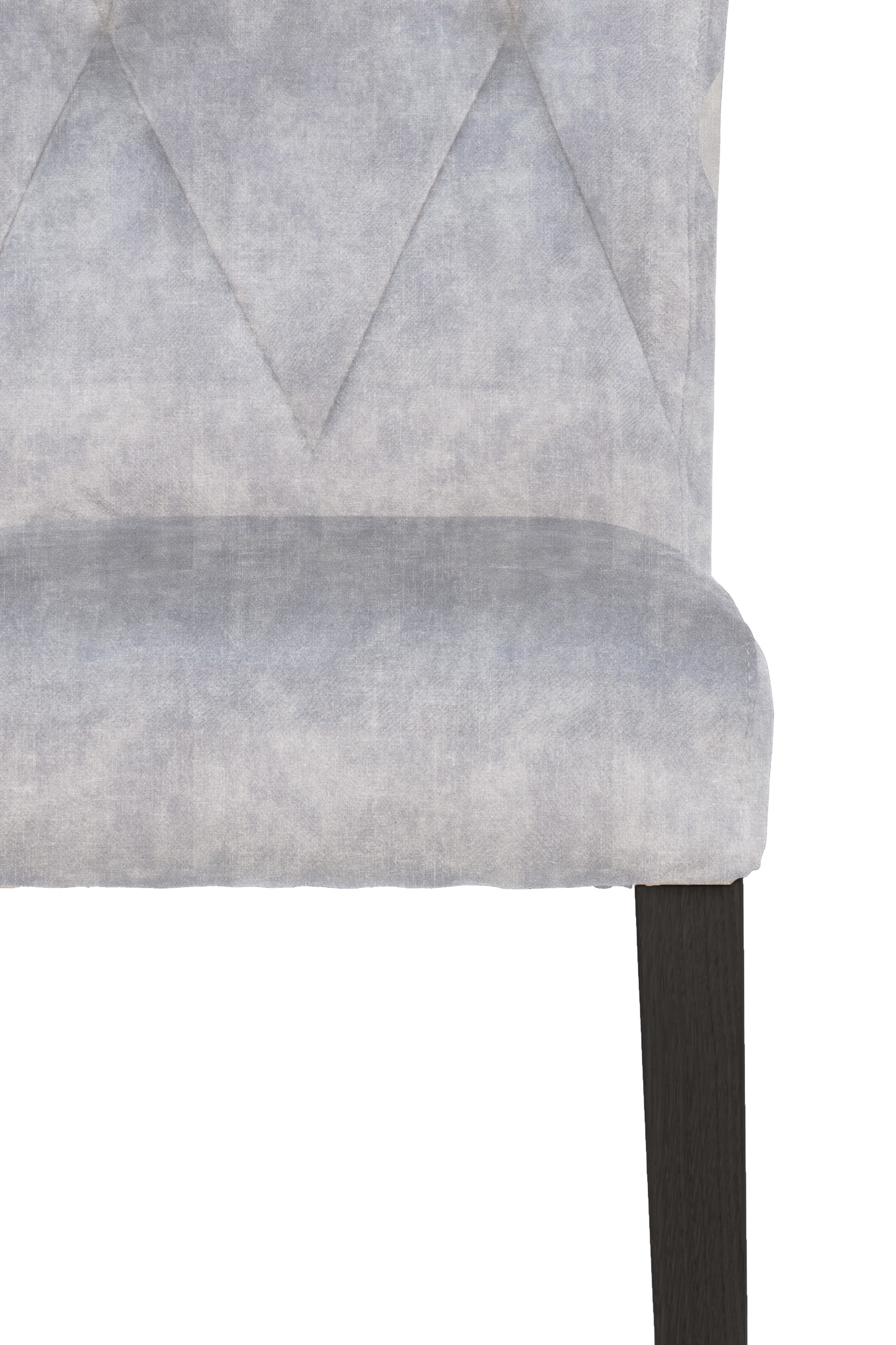 Home affaire 4-Fußstuhl »Diamond«, (Set), 2 St., Samtvelours, Sitz und Ruecken gepolstert