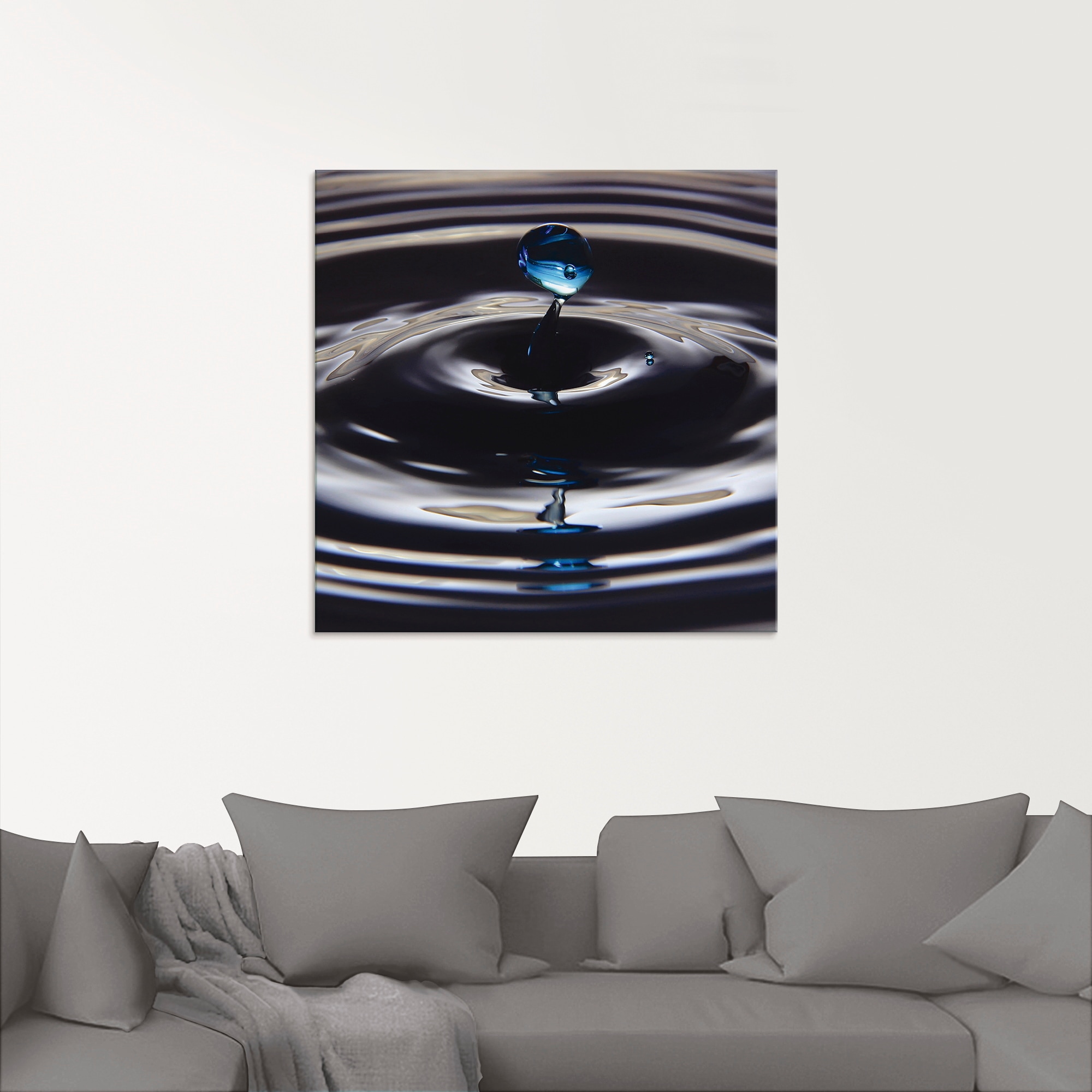 Artland Glasbild »Verlorener Tropfen«, Zen, (1 St.), in verschiedenen Größen