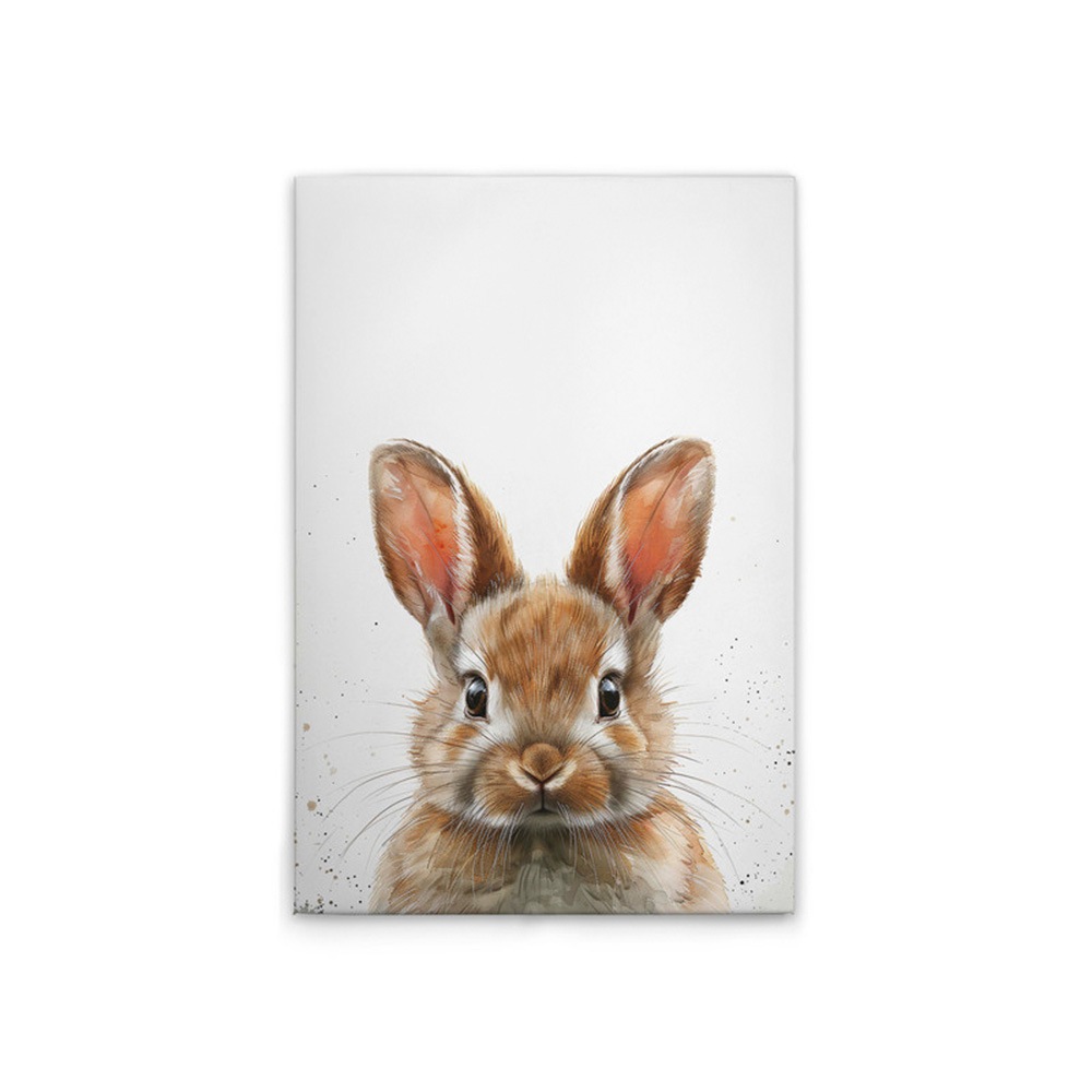 A.S. Création Leinwandbild »Brown Baby Bunny - Wandbild Weiß Braun Keilrahm günstig online kaufen