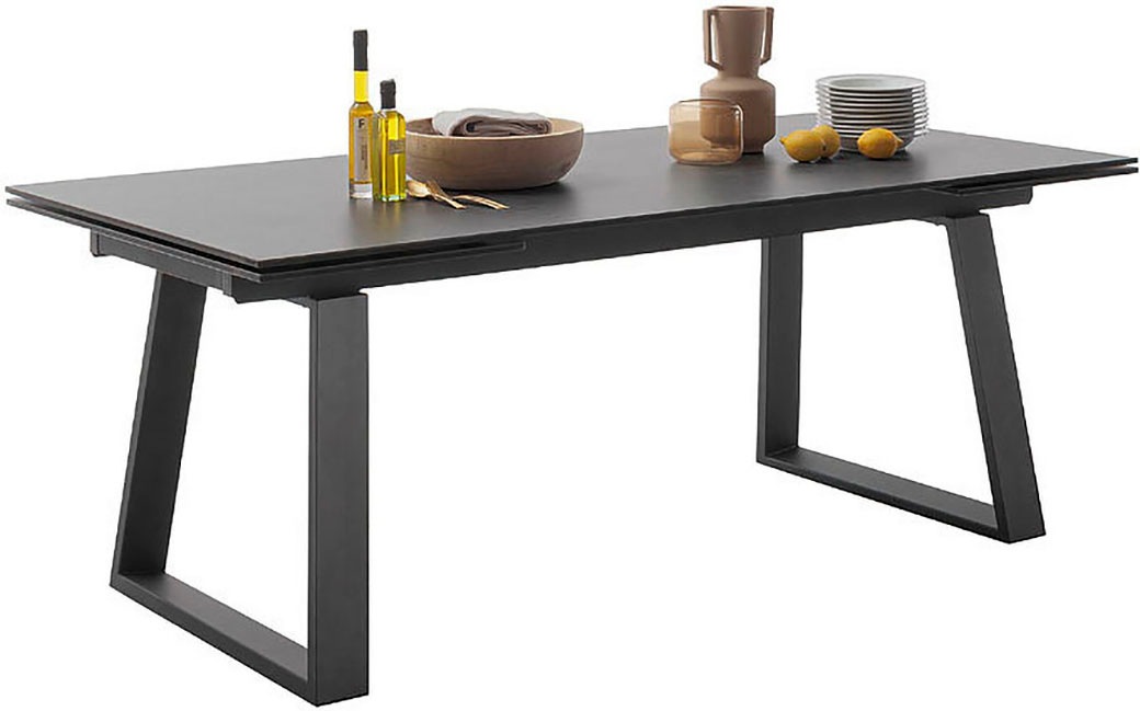 MCA furniture Esstisch »NARBONNE Kufentisch 200-300 cm«, (Einzelstück), Ker günstig online kaufen