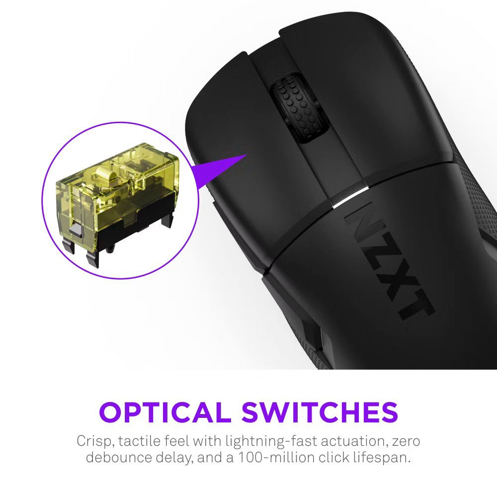 NZXT Gaming-Maus »Lift Elite Wireless«, Funk-kabelgebunden