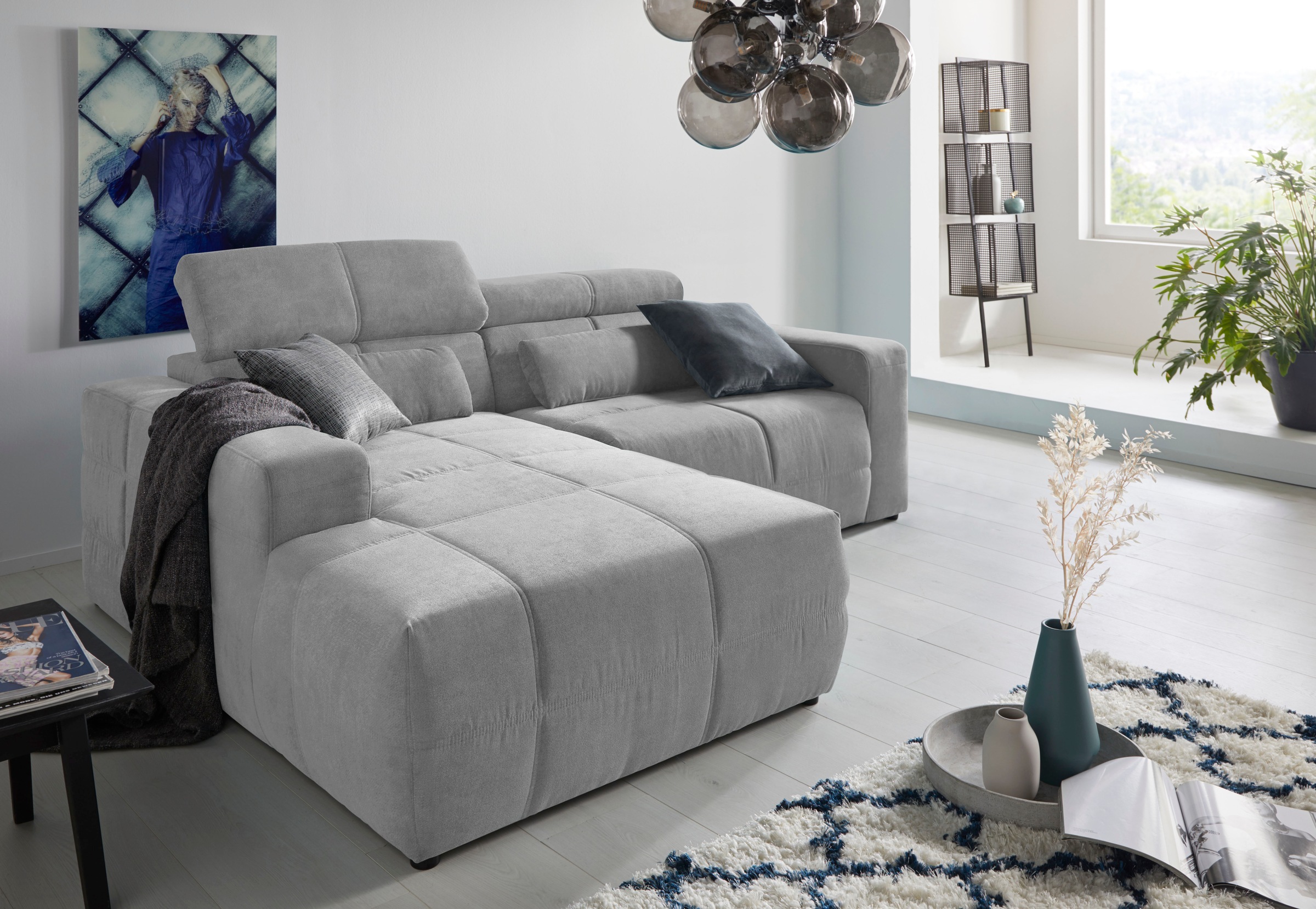 DOMO collection Ecksofa »Brandon kleine Ausführung B/T/H: 214/100/80 cm«, M günstig online kaufen