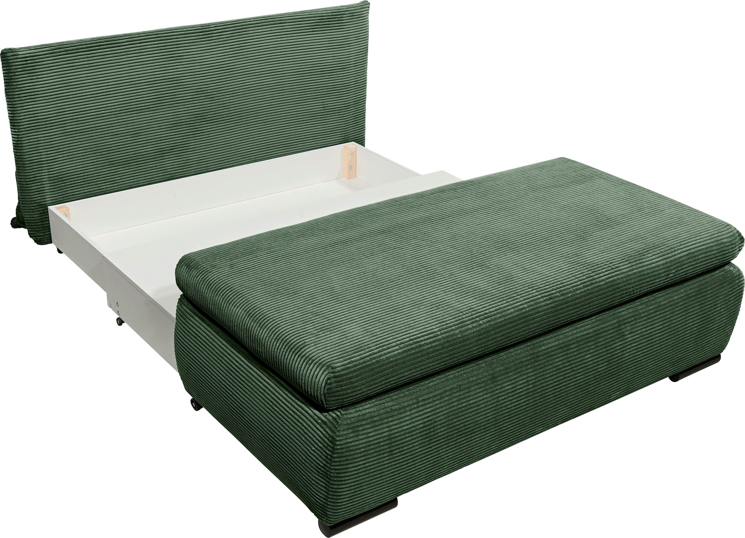 ED EXCITING DESIGN Schlafsofa »Charlie«, Schlafsessel mit Bettkasten & 1 Rückenkissen
