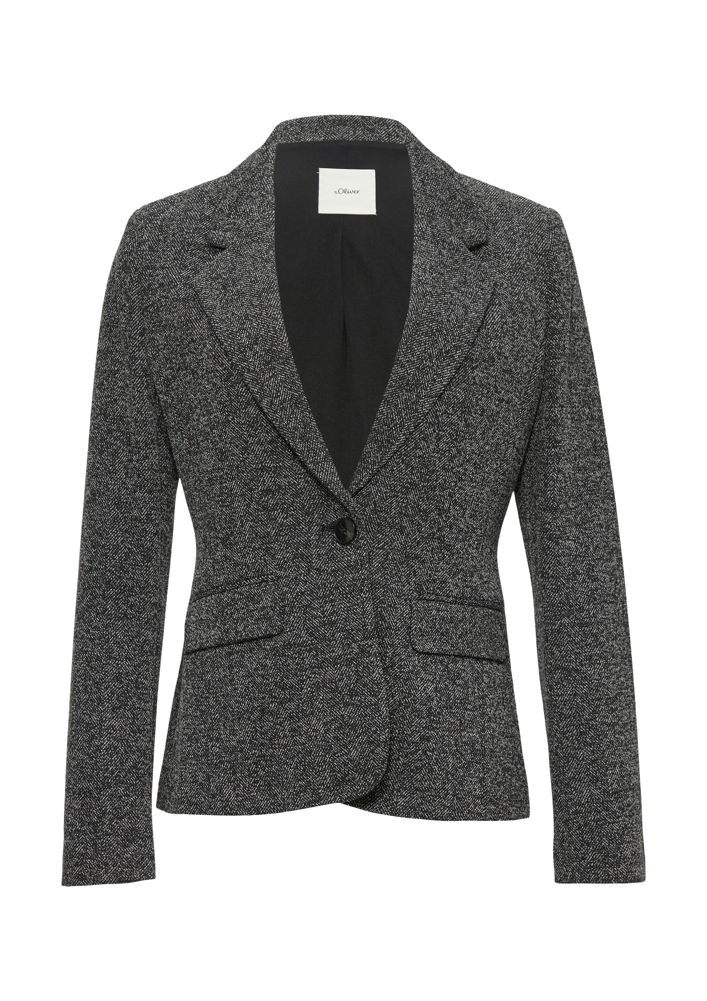 s.Oliver BLACK LABEL Kurzblazer, mit Pattentaschen vorne