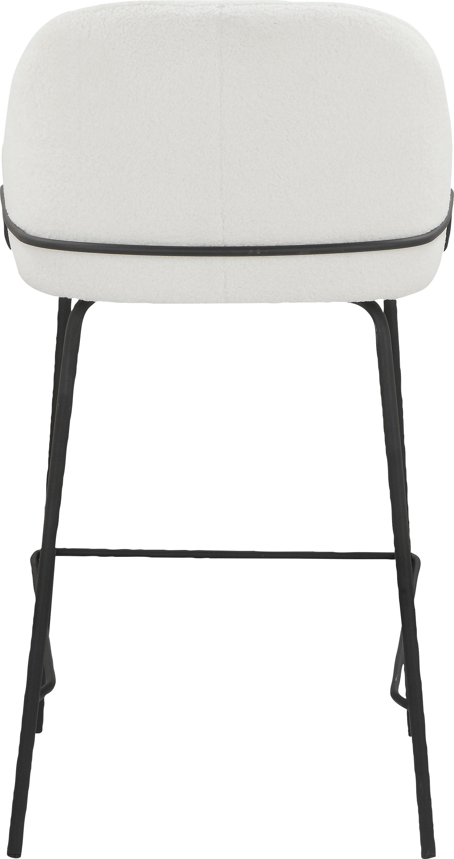 Leonique 4-Fußstuhl »Puant«, 2 St., Struktur, mit Stoff aus Polyester/recyceltem Polyester, Sitzhöhe 65 cm