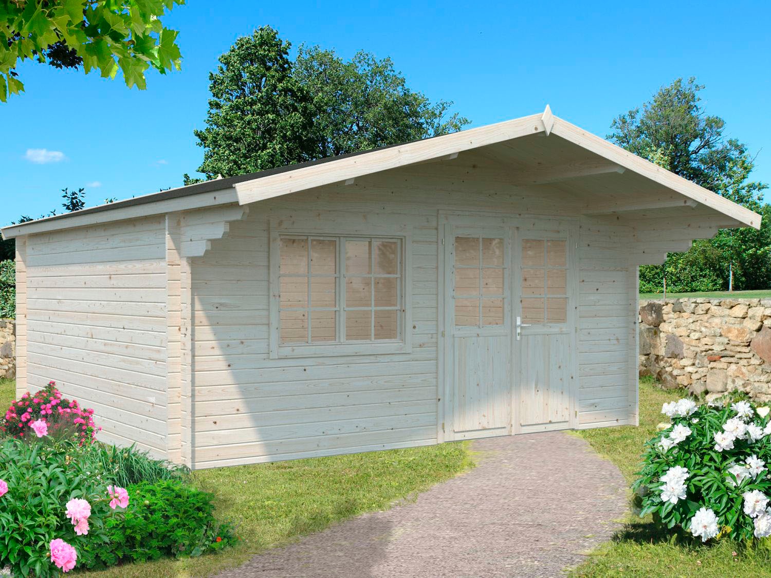 Palmako Gartenhaus »B_ritta« 19,7 qm günstig online kaufen