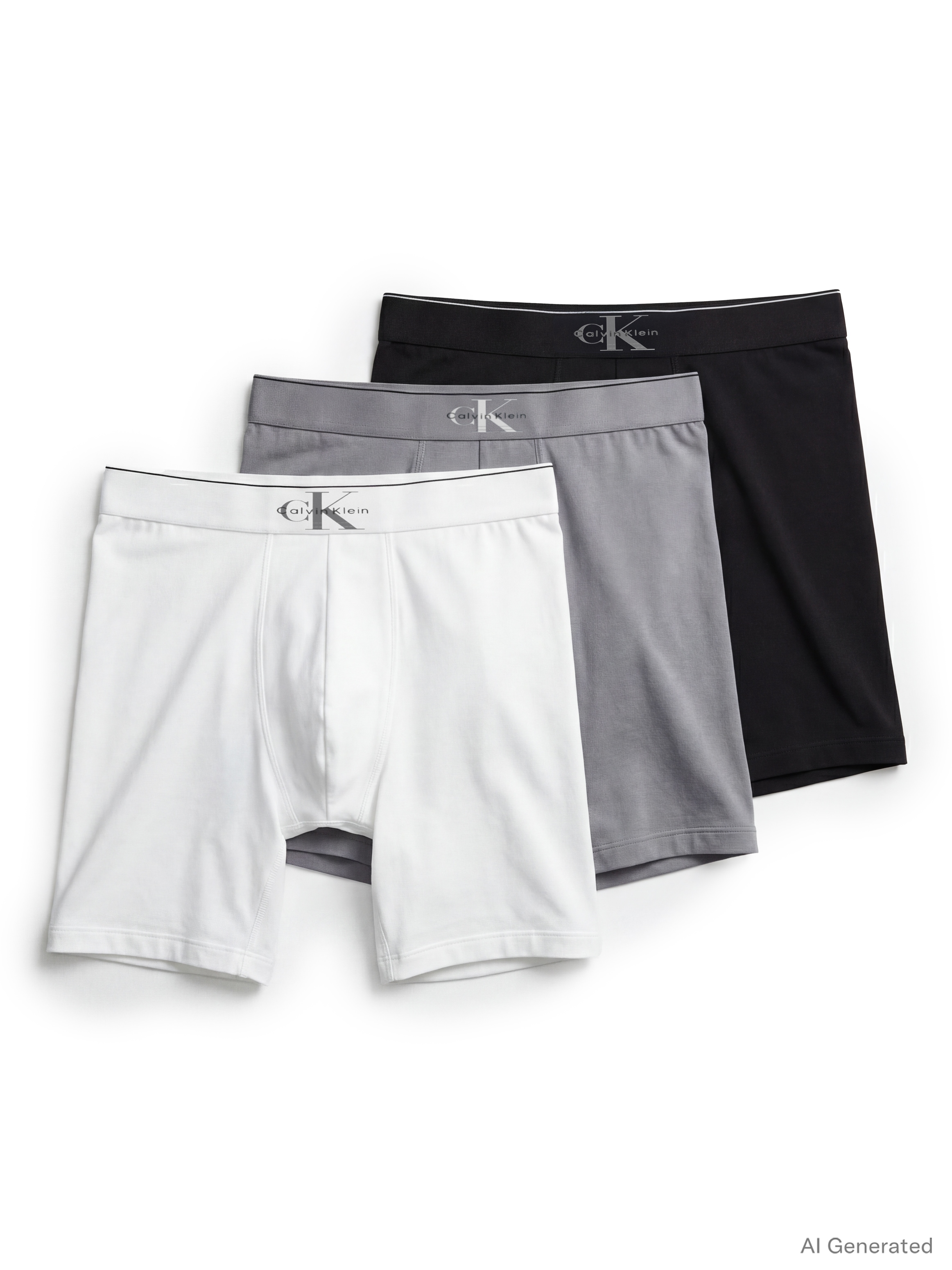 Calvin Klein Underwear Boxershorts »Boxer Brief 3PK« Packung, 3er-Pack,  Körpernahe Passform mit elastischem Bund