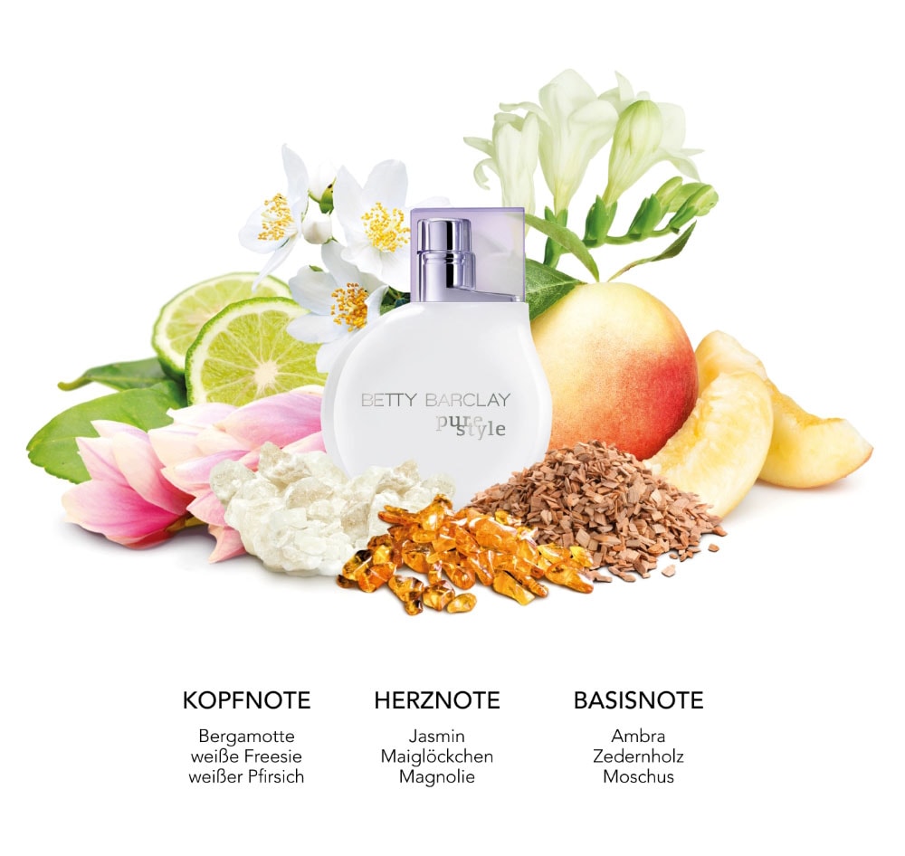 Betty Barclay Eau de Toilette »Betty Barclay pure style EDT NATURAL SPRAY 50 ML«, (Packung, 1 tlg.), mit tiefgründiger Note