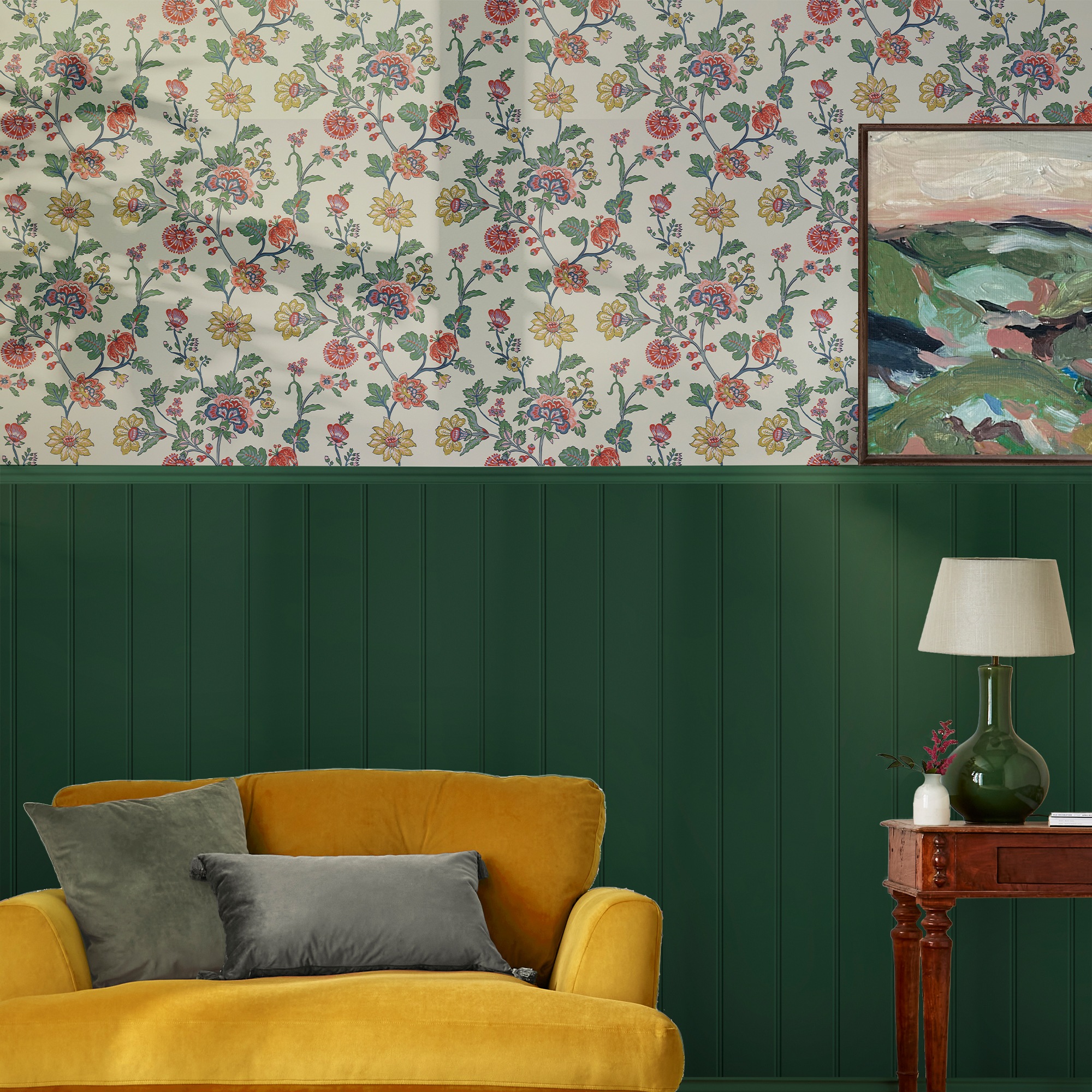 Joules Vliestapete »Vine Cottage Floral«, Design Tapeten günstig online kaufen