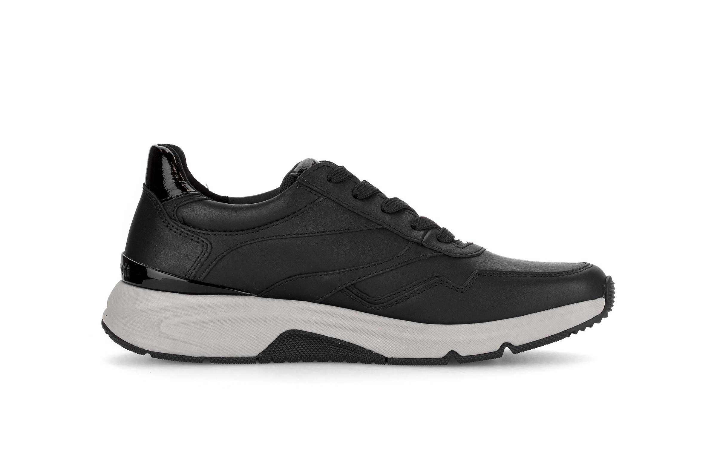 rollingsoft Keilsneaker  Schnürschuh, Halbschuh, Freizeitschuh mit Außenreißverschluss, G-Weite