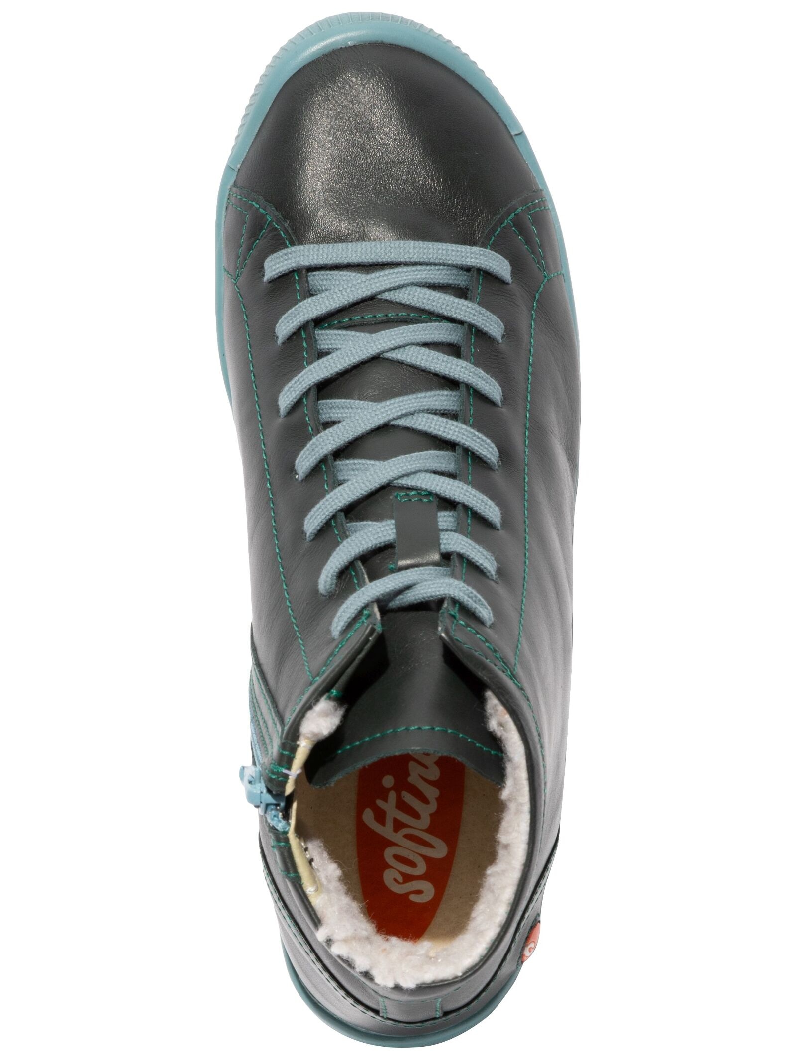 softinos Schnürstiefelette »softinos Sneaker Leder«