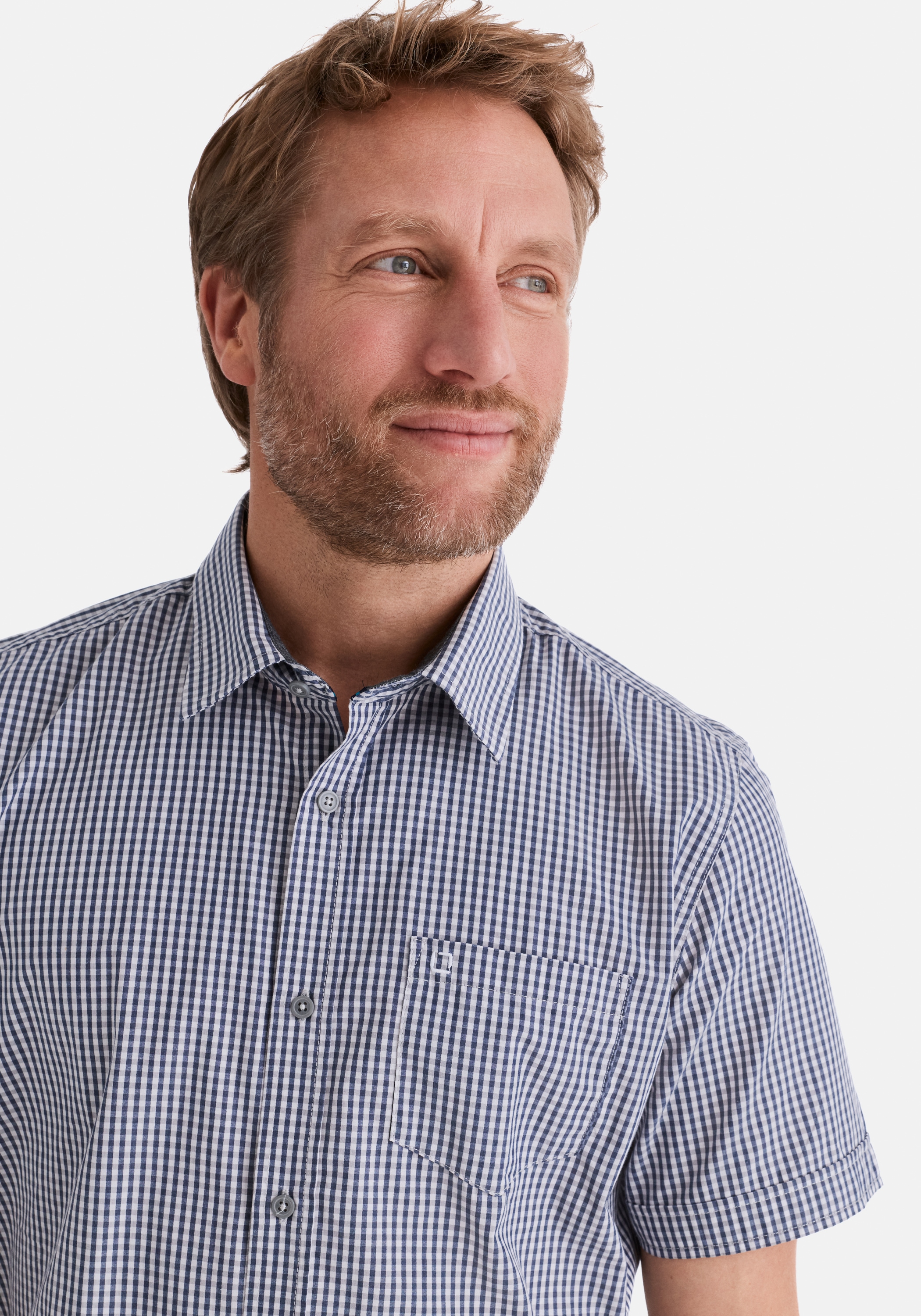 Stooker Men Kurzarmhemd »HUDSON Kurzarm-Hemd« Stooker HUDSON Herren Kurzarmhemd Regular Fit