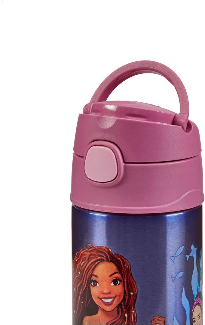 THERMOS Isolierflasche »FUNTAINER STRAW BOTTLE, doppelwandiger Edelstahl, spülmaschinenfest«, (1 tlg.), 0,35l, mit Silikonstrohalm, absolut dicht