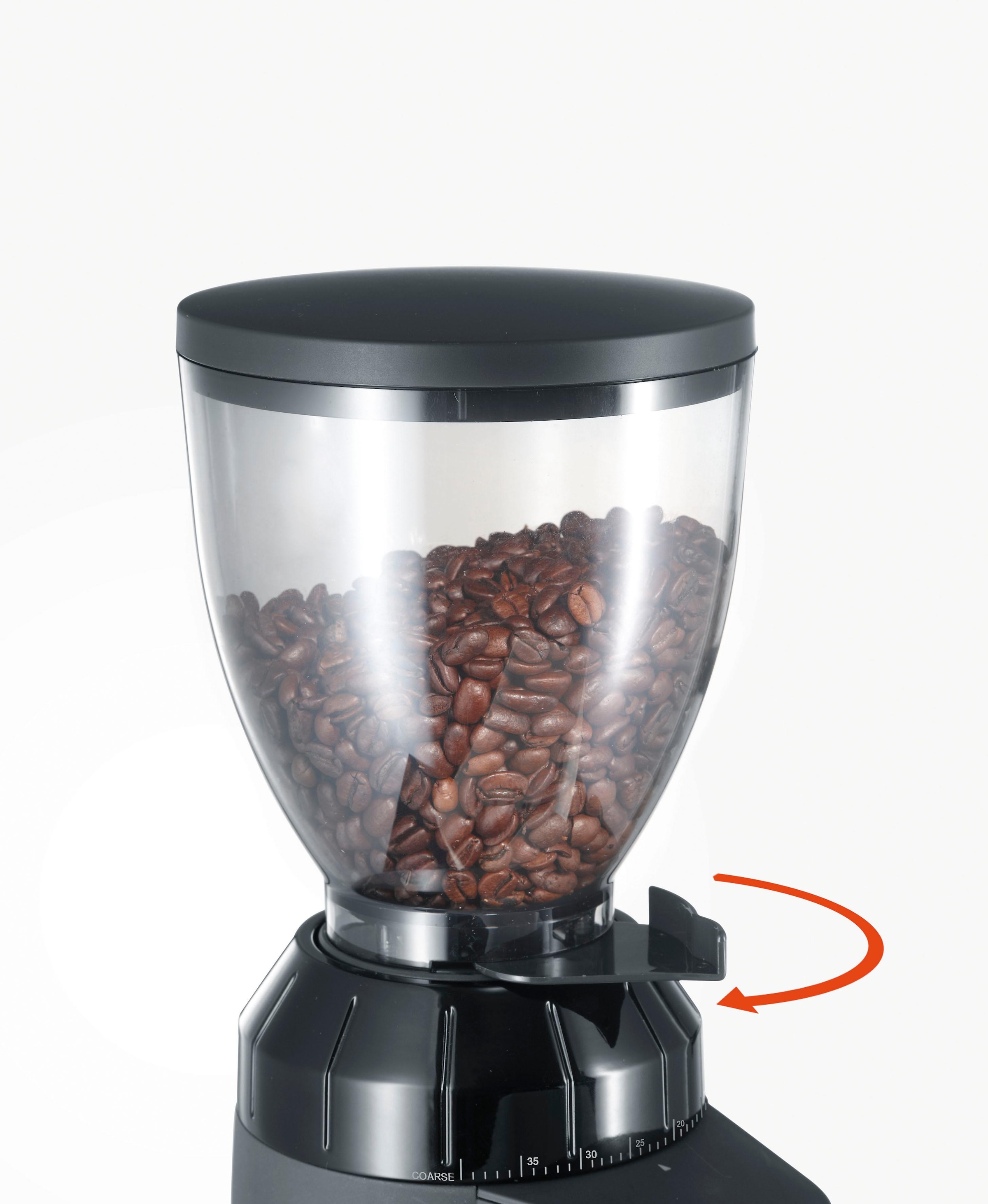 Graef Kaffeemühle »CM 802«, 120 W, Kegelmahlwerk, 350 g Bohnenbehälter, mit 40 Mahlgradeinstellungen