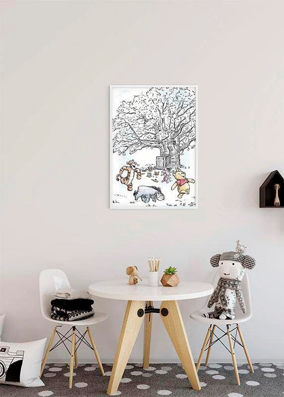 Komar Bild »Winnie the Pooh Playground«, Disney, (1 St.), Wandbild zur Dekoration im Kinderzimmer - ohne Rahmen