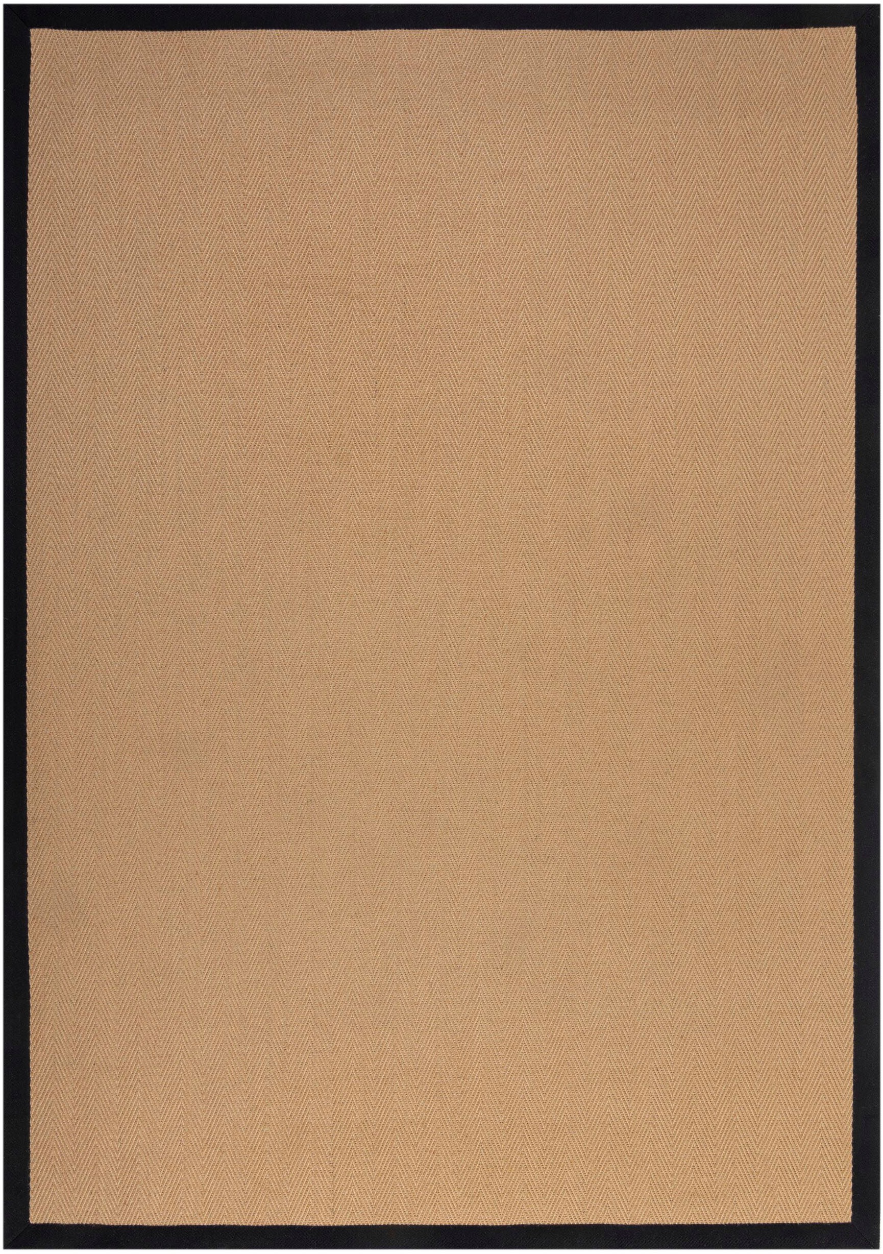 FLAIR RUGS Teppich »Kira mit Fischgrätmuster, aus Jute«, rechteckig, 3 mm H günstig online kaufen