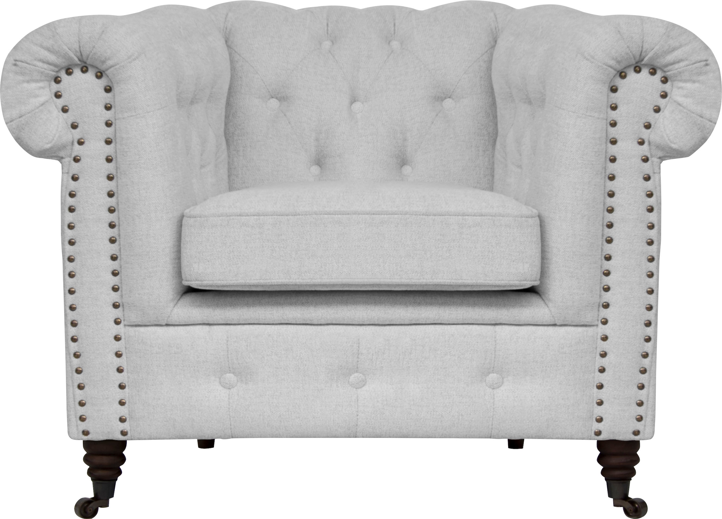 Home affaire Chesterfield-Sessel »Aarburg Sessel«, aufwändige Knopfheftung und Ziernägel im Chesterfield-Design