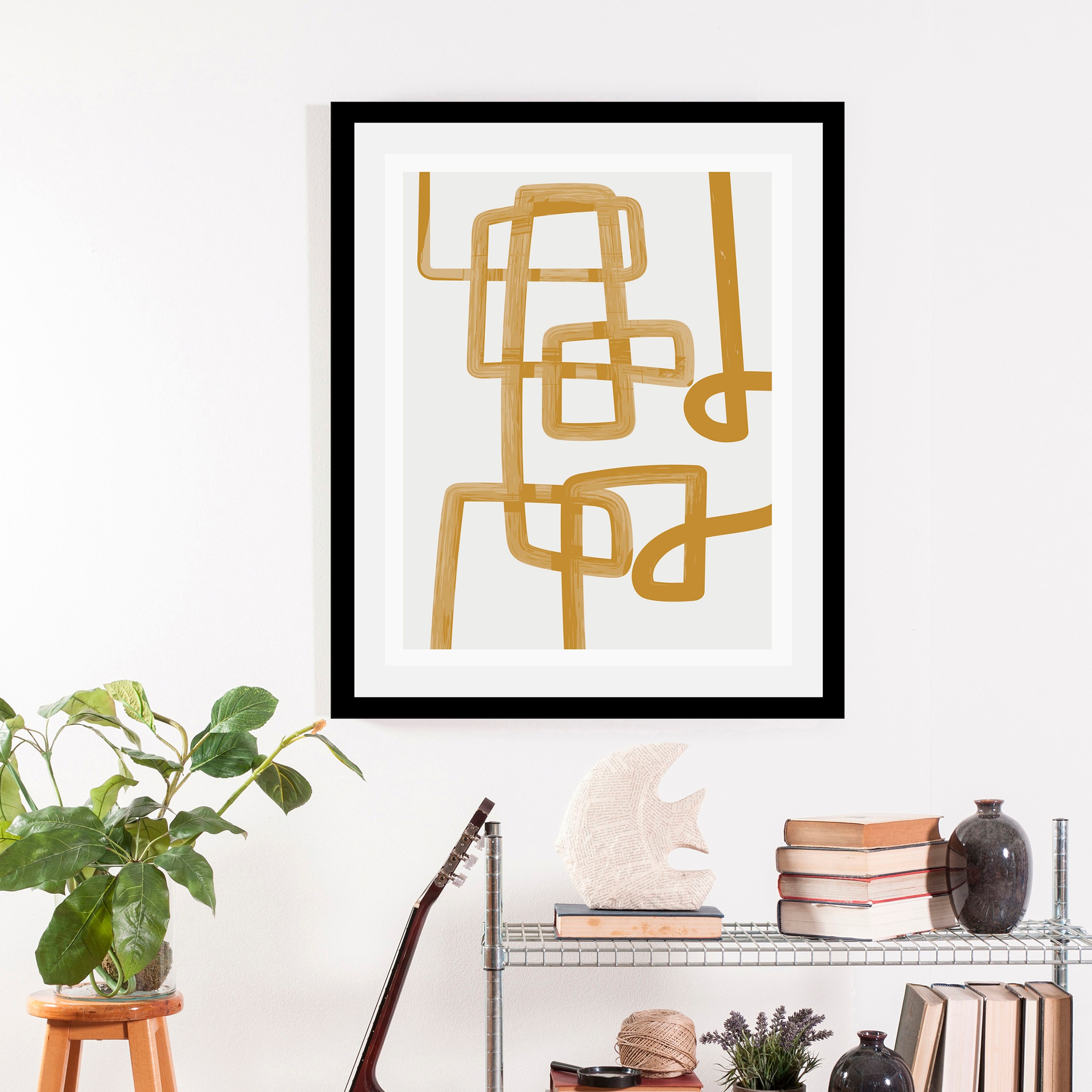 queence Bild »Scribble«, Figuren-Kunst-Gemälde-Abstrakt-Art, (1 St.), HD Pr günstig online kaufen