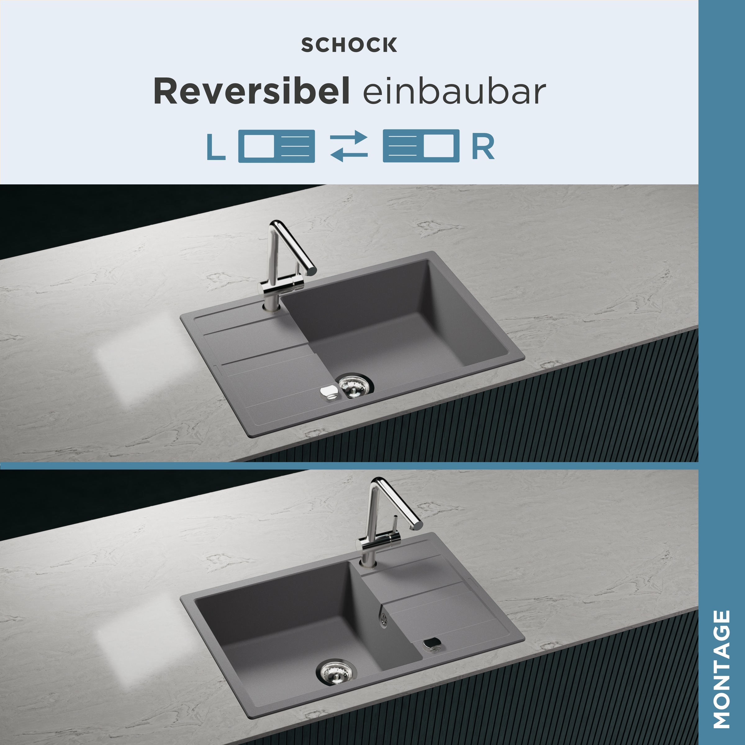 Schock Granitspüle »Manhattan D-100LS«