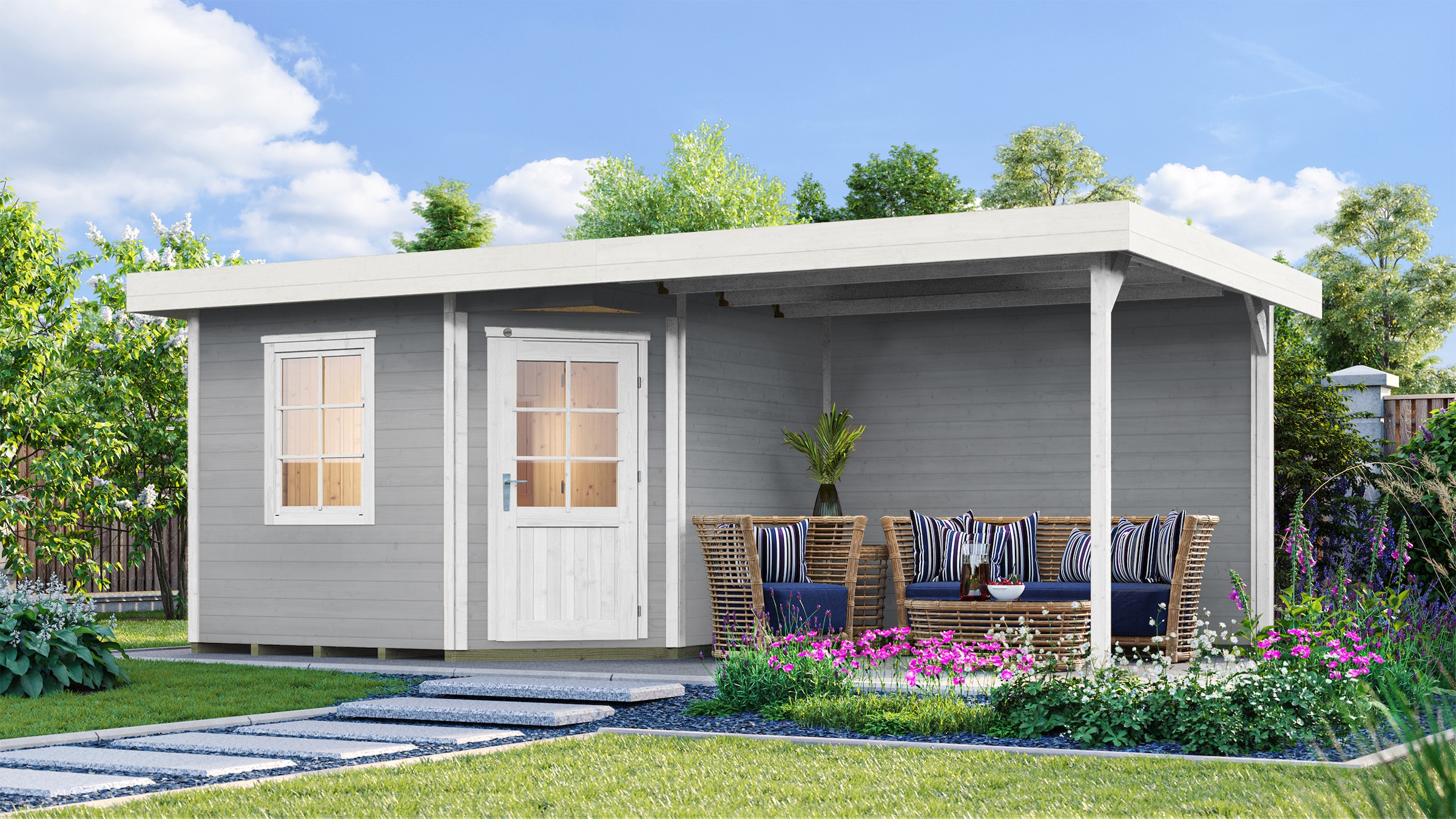 weka Saunahaus »SALO 2« inkl. hochwertiger Elementsauna