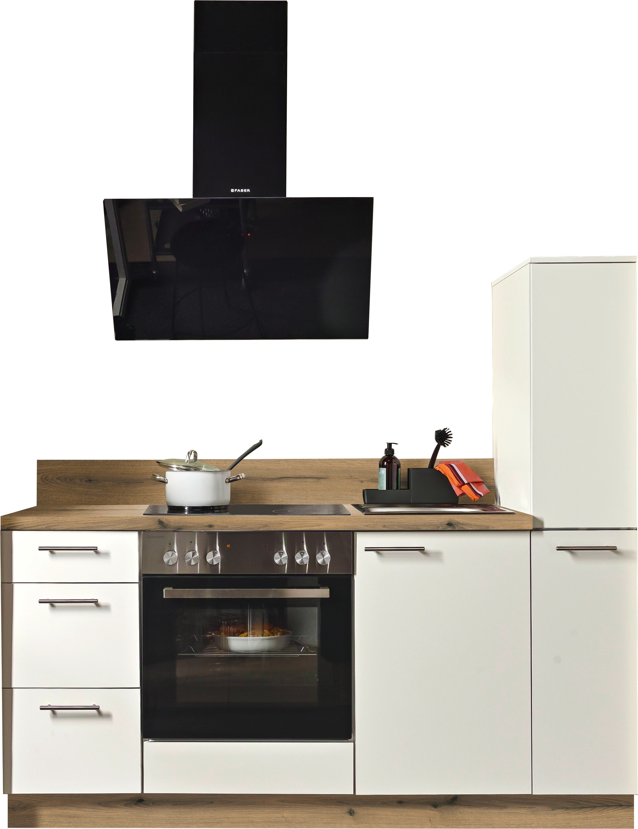 KOCHSTATION Küche »Scafa« vormontiert, wahlweise mit E-Geräten, Stellbreite günstig online kaufen