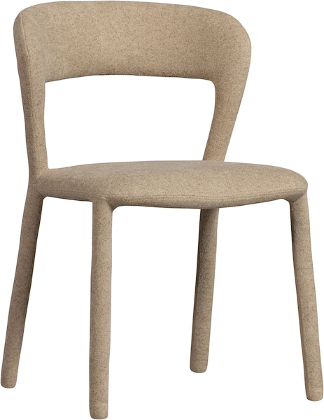 Woood Esszimmerstuhl »Noble« (Set) 2 Stk.komplett Mit Stoff Bezogen, Höhe 76 Cm X Breite 51 Cm