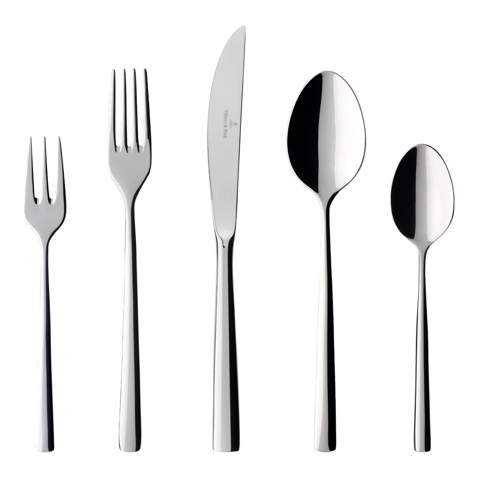 Villeroy & Boch Besteck-Set »Tafelbesteck Piemont 30er Set silber« günstig online kaufen