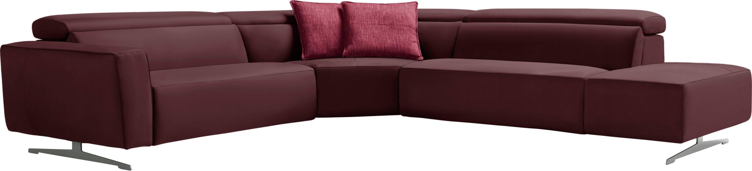 Egoitaliano Ecksofa »Stefanie-e, Designsofa der Extraklasse, bequem mit hoh günstig online kaufen