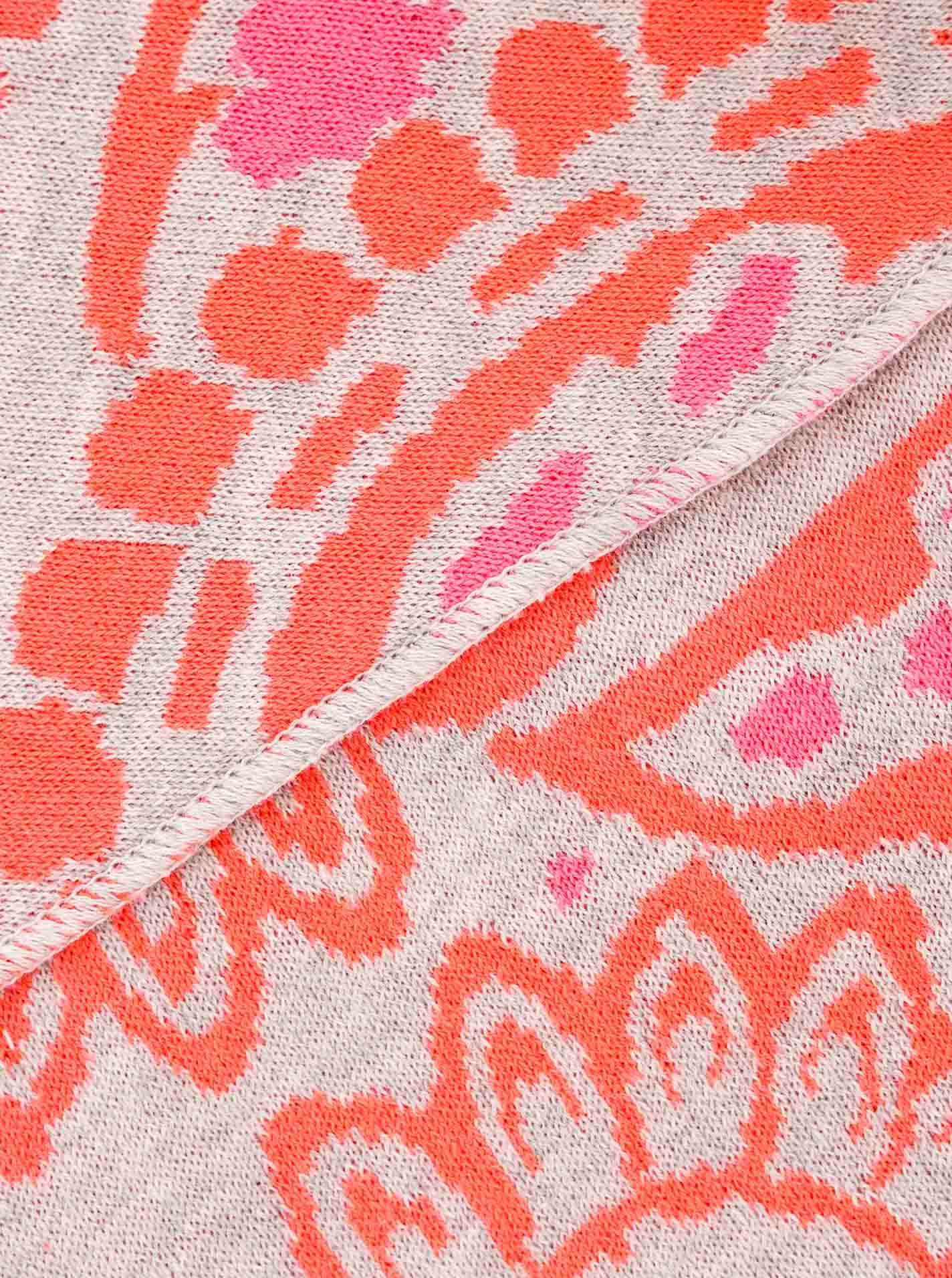 Zwillingsherz Dreieckstuch »"Cozy Paisley"« modisches Muster, Strick, wärmend