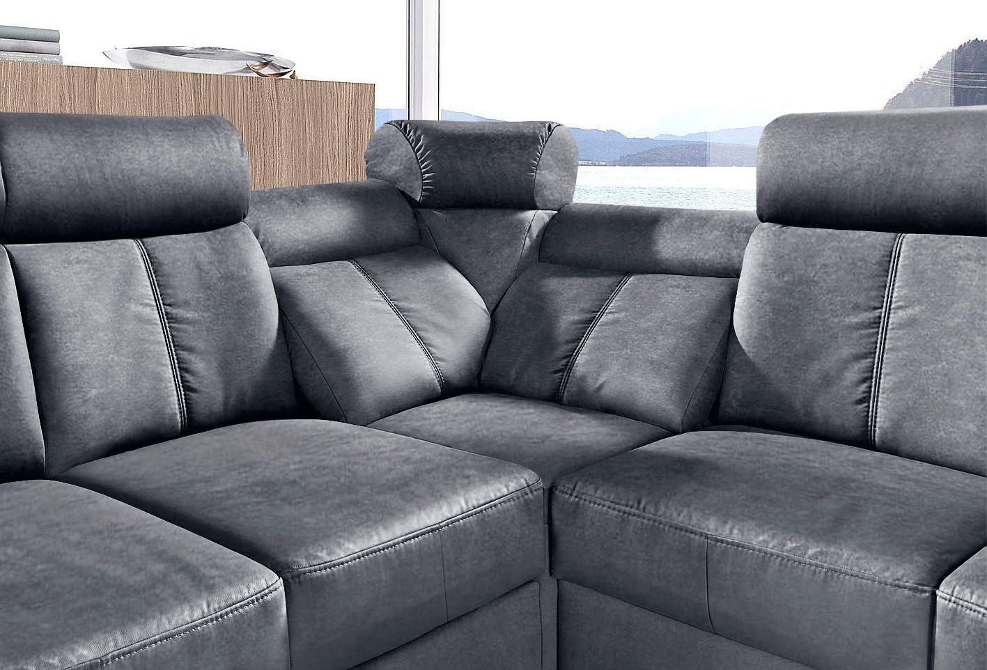 sit&more Ecksofa »Basel L-Form«, wahlweise mit Relaxfunktion günstig online kaufen