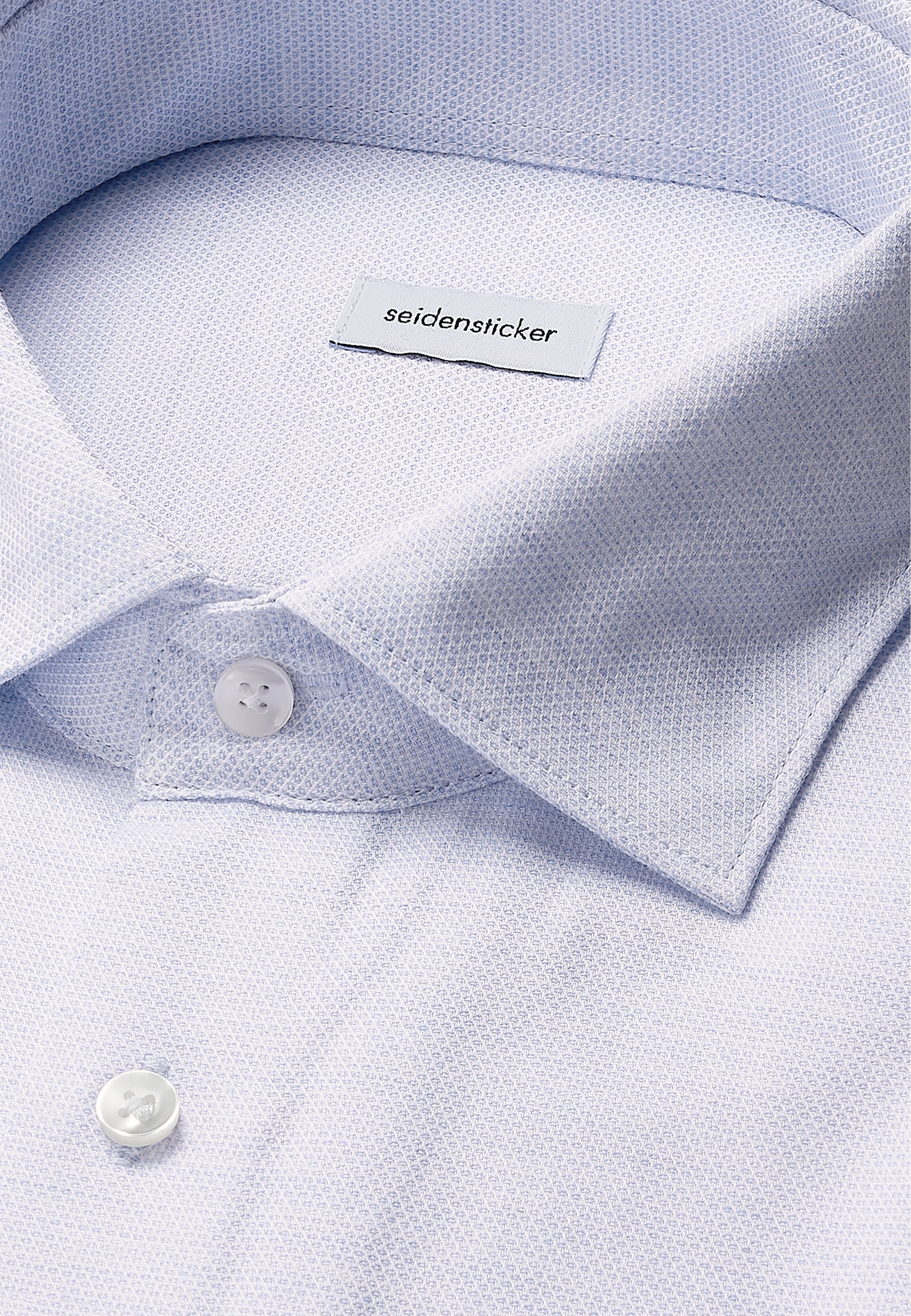 seidensticker Flanellhemd »Schwarze Rose«, Regular 1/1 Kentkragen Struktur