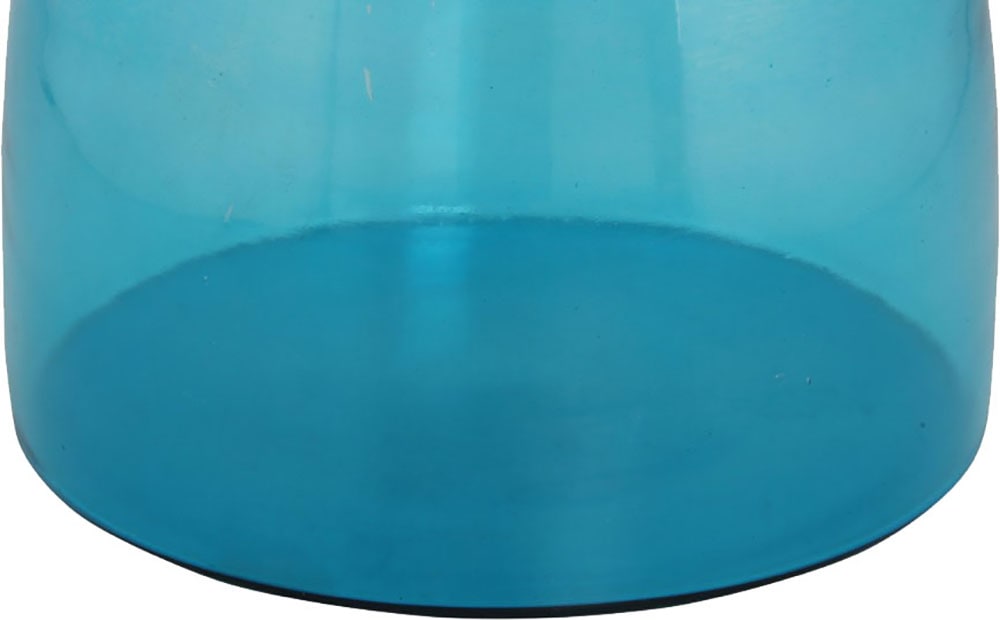 Kayoom Beistelltisch »Roman 125, mundgeblasener Glaskorpus« 1 Stk. tlg. mundgeblasener Glaskorpus, Retro-Design, goldene Metall-Tischplatte