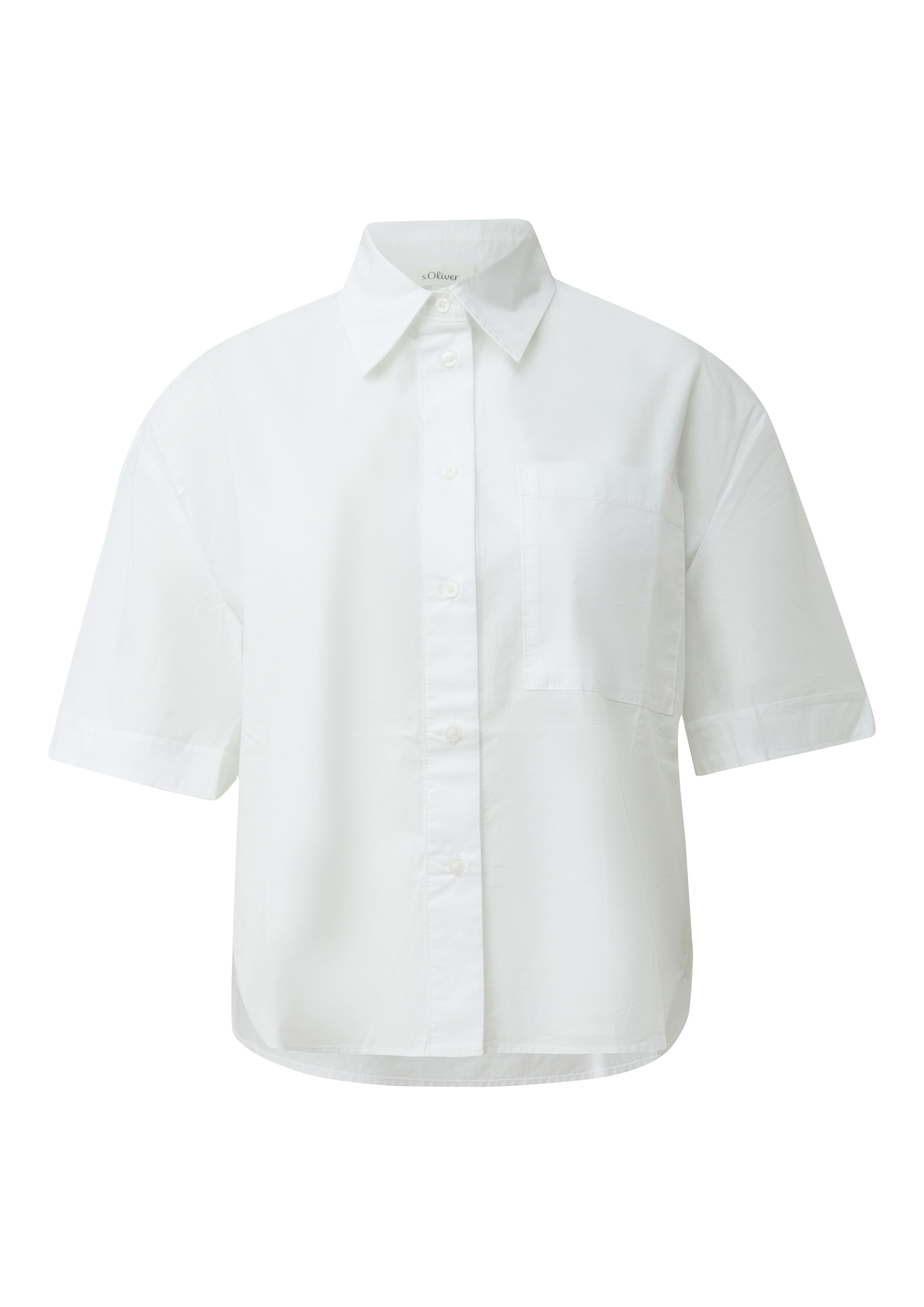 s.Oliver Hemdbluse mit Brust Tasche